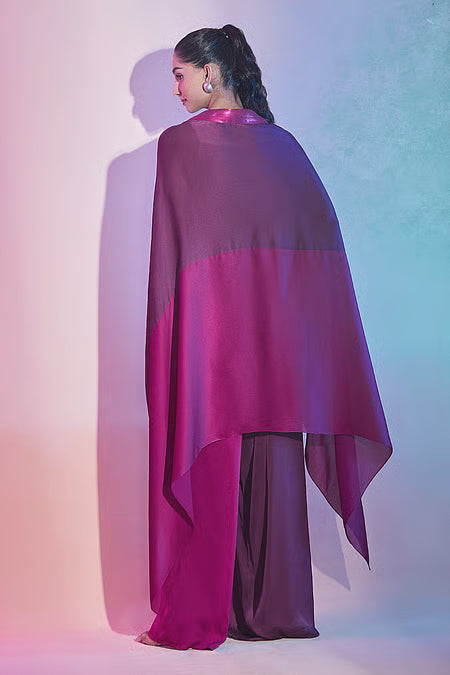 Plum Fuchsia Cape