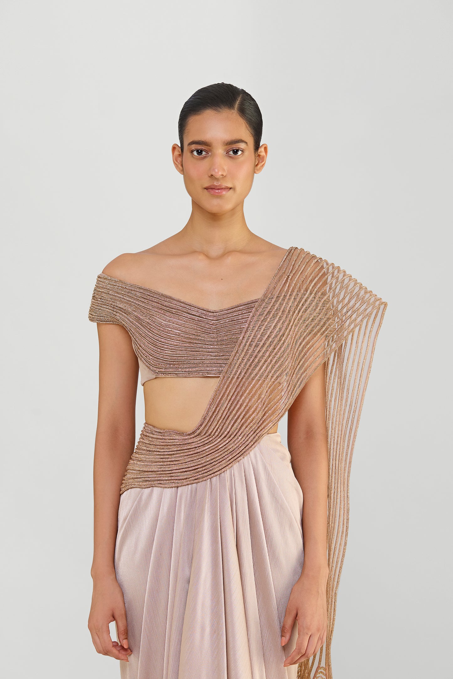 Crystalvein Draped Saree