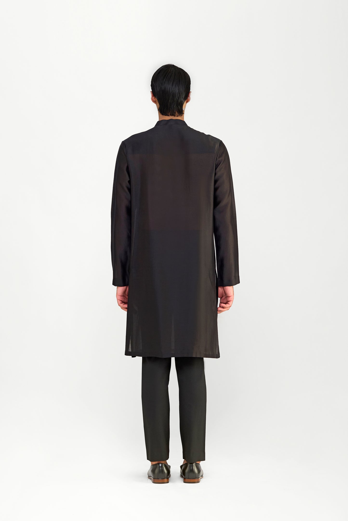 Corded Trellis Chanderi Silk Kurta Set
