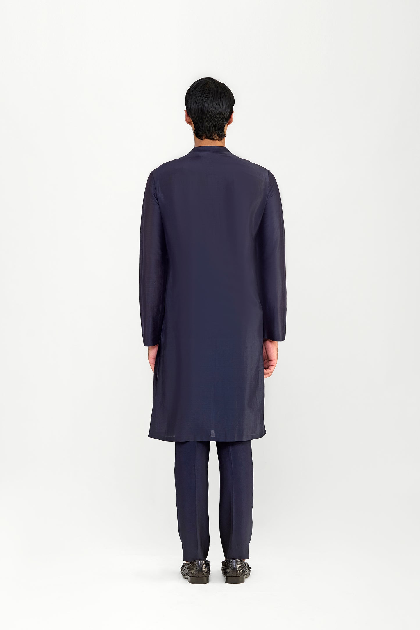 Metallic Chanderi Silk Kurta Set