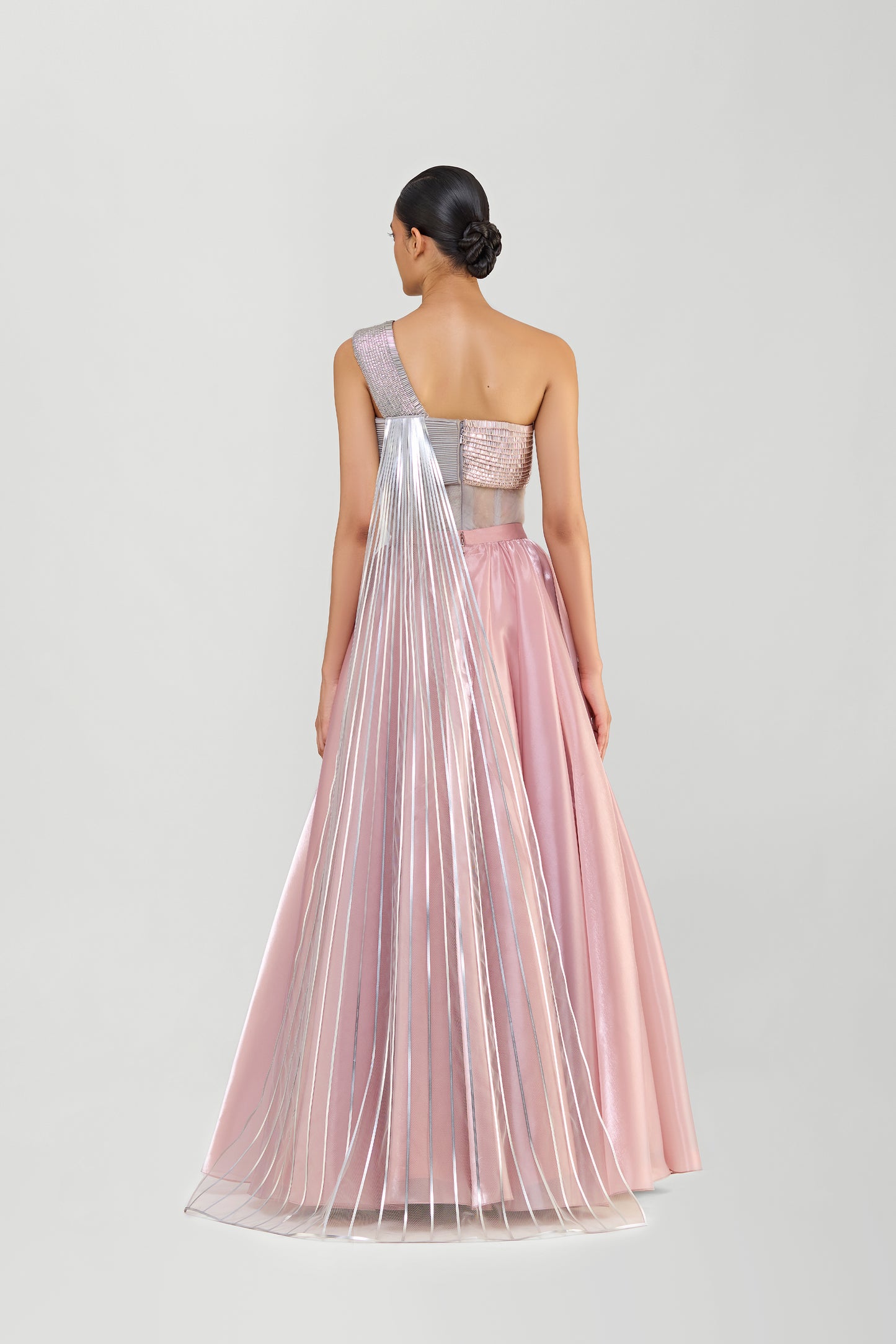 Structured Body Suit And Skirt