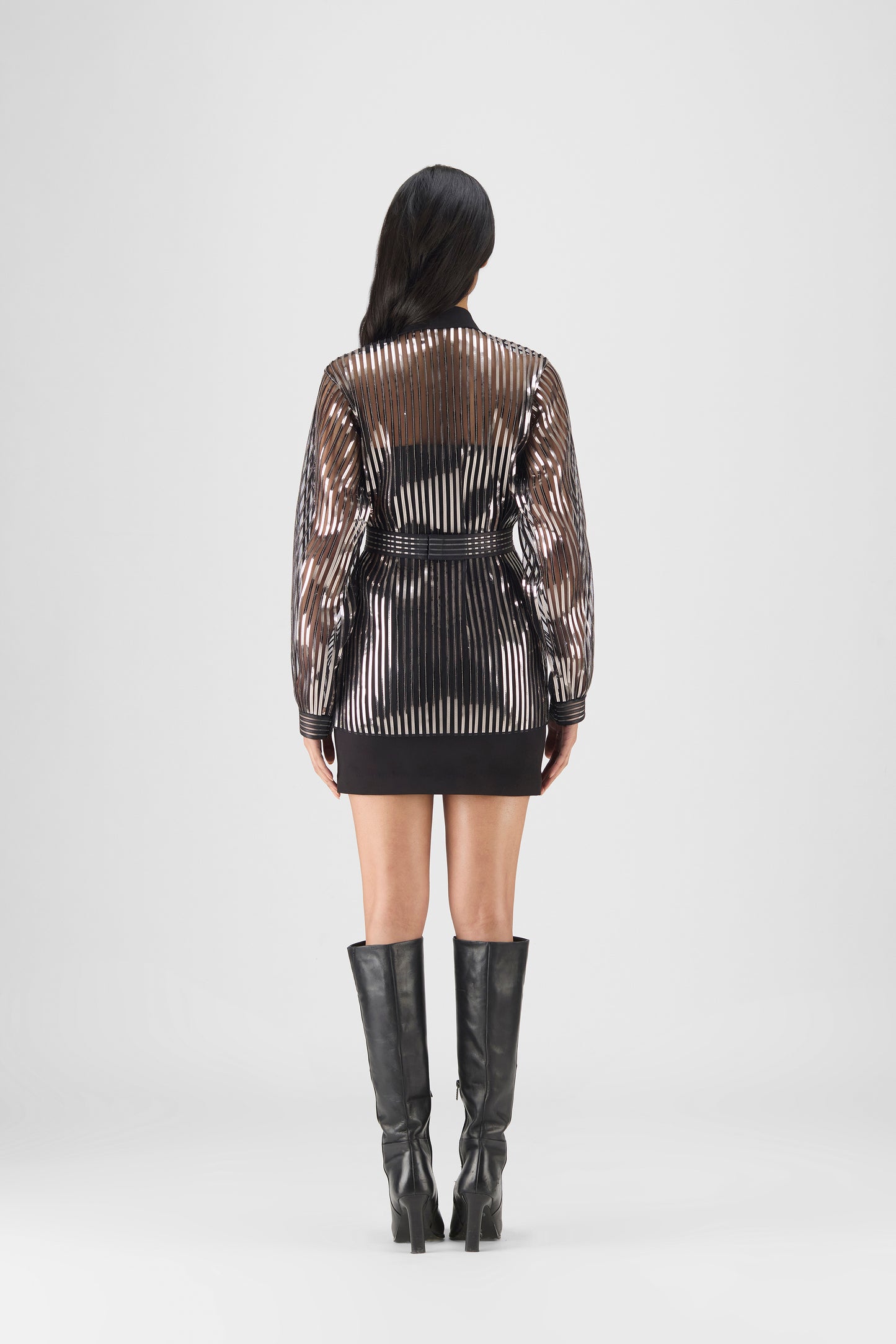 Metallic Structured Top