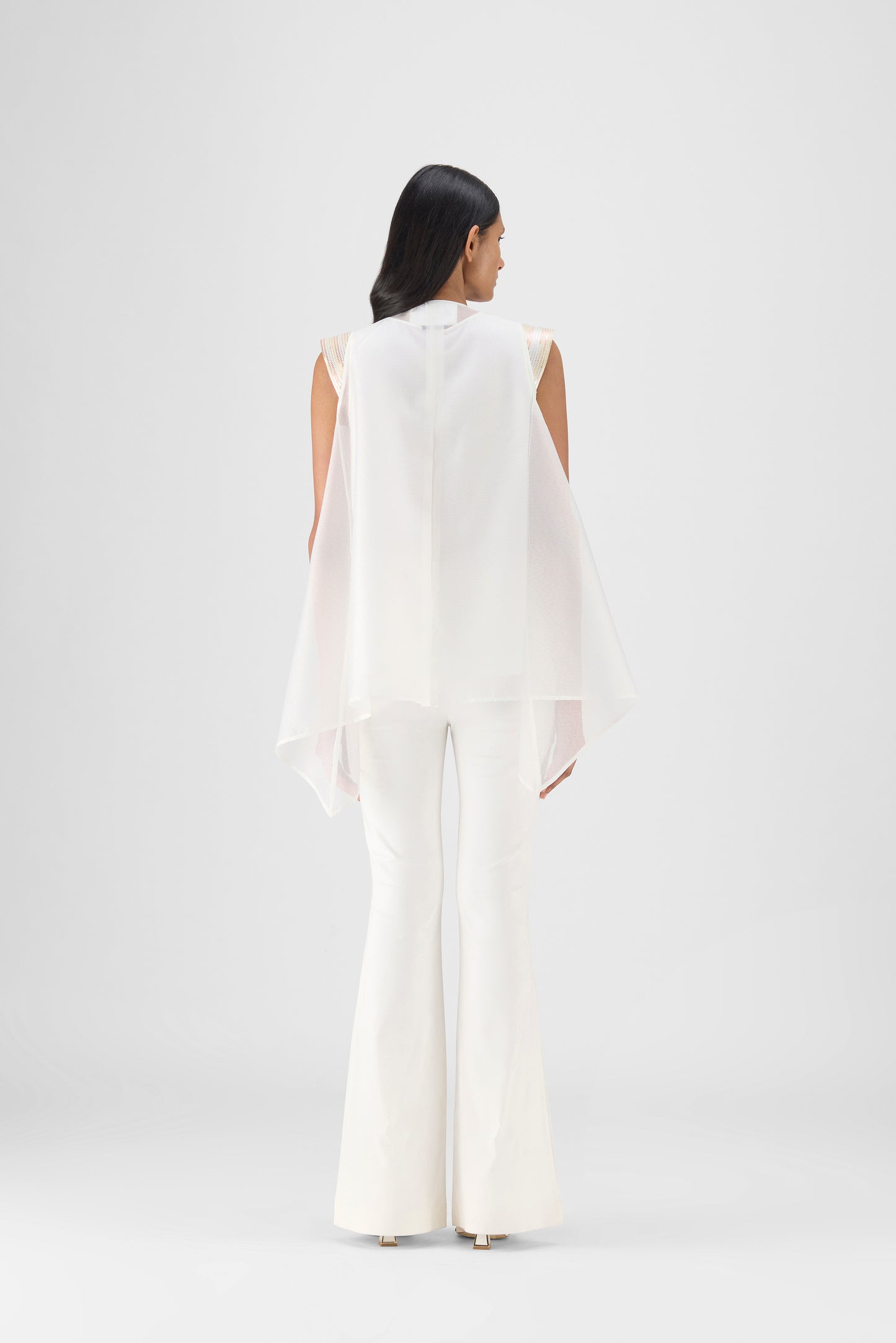 Metallic Structured Top