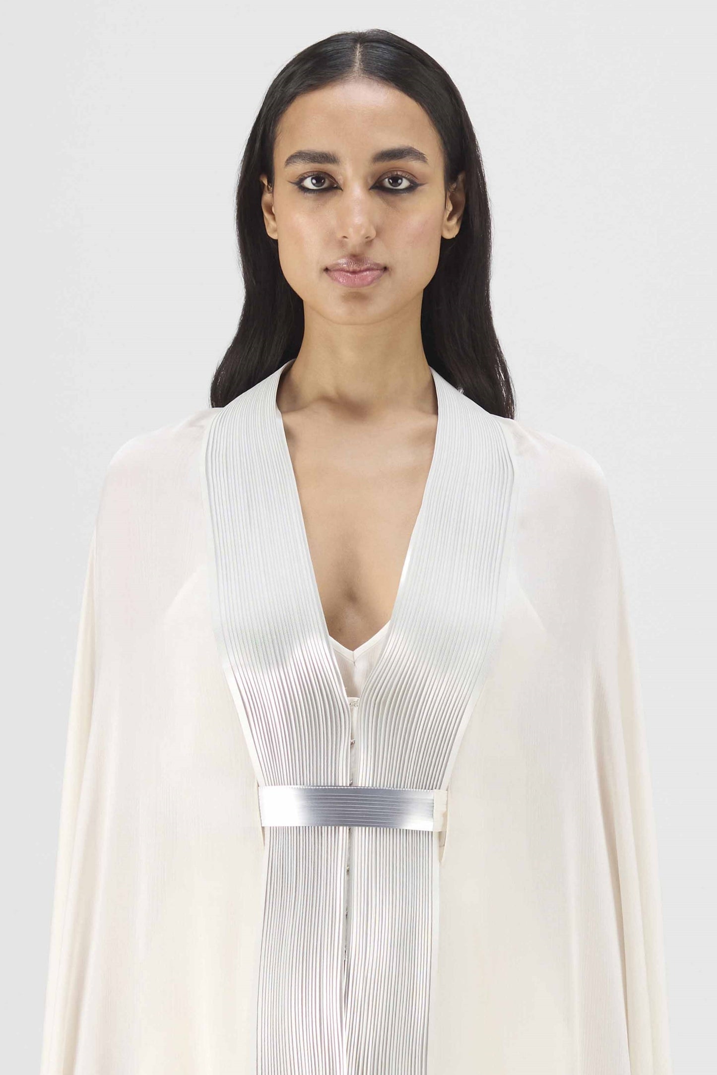 Metallic Structured Cape