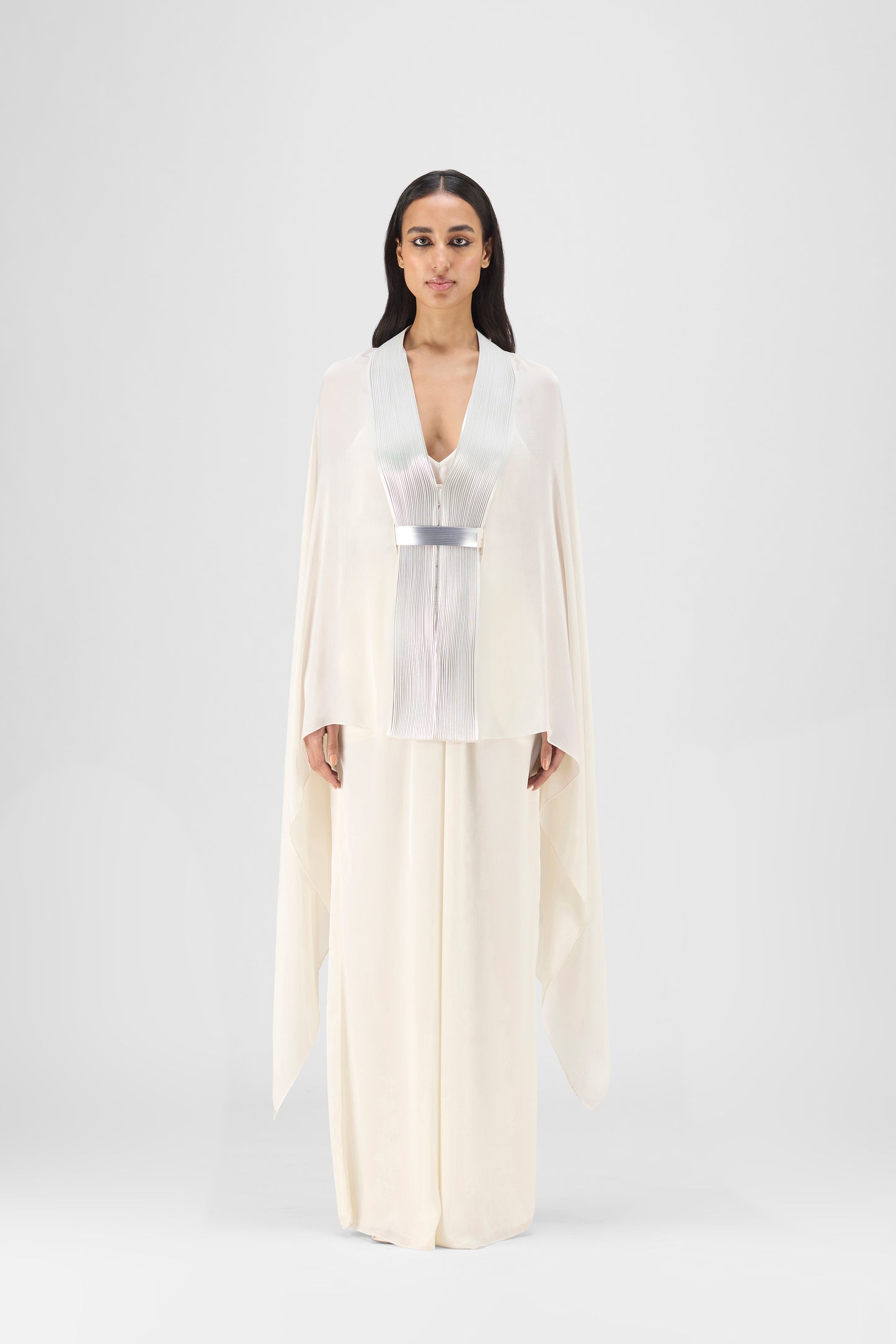 Metallic Structured Cape