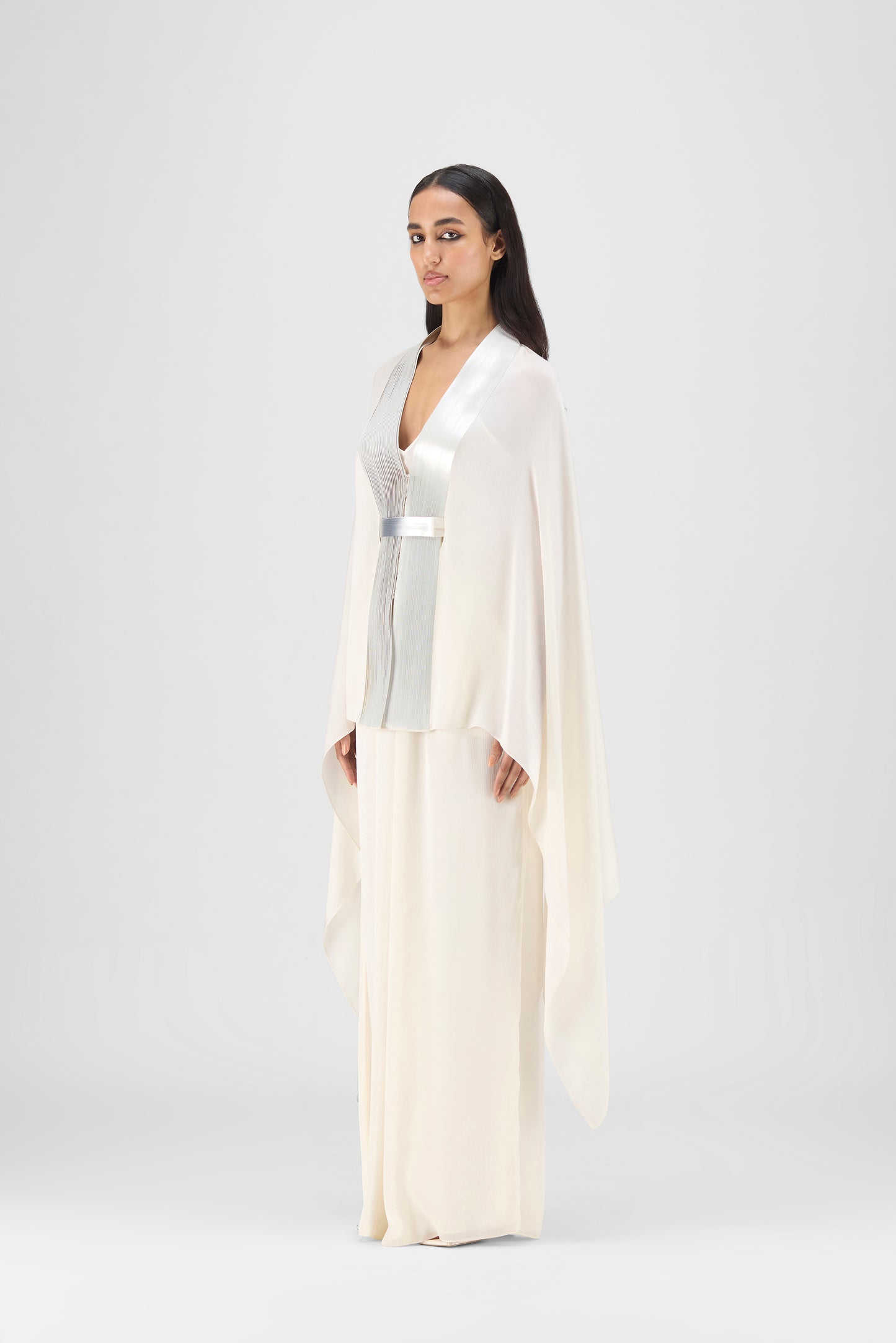 Metallic Structured Cape