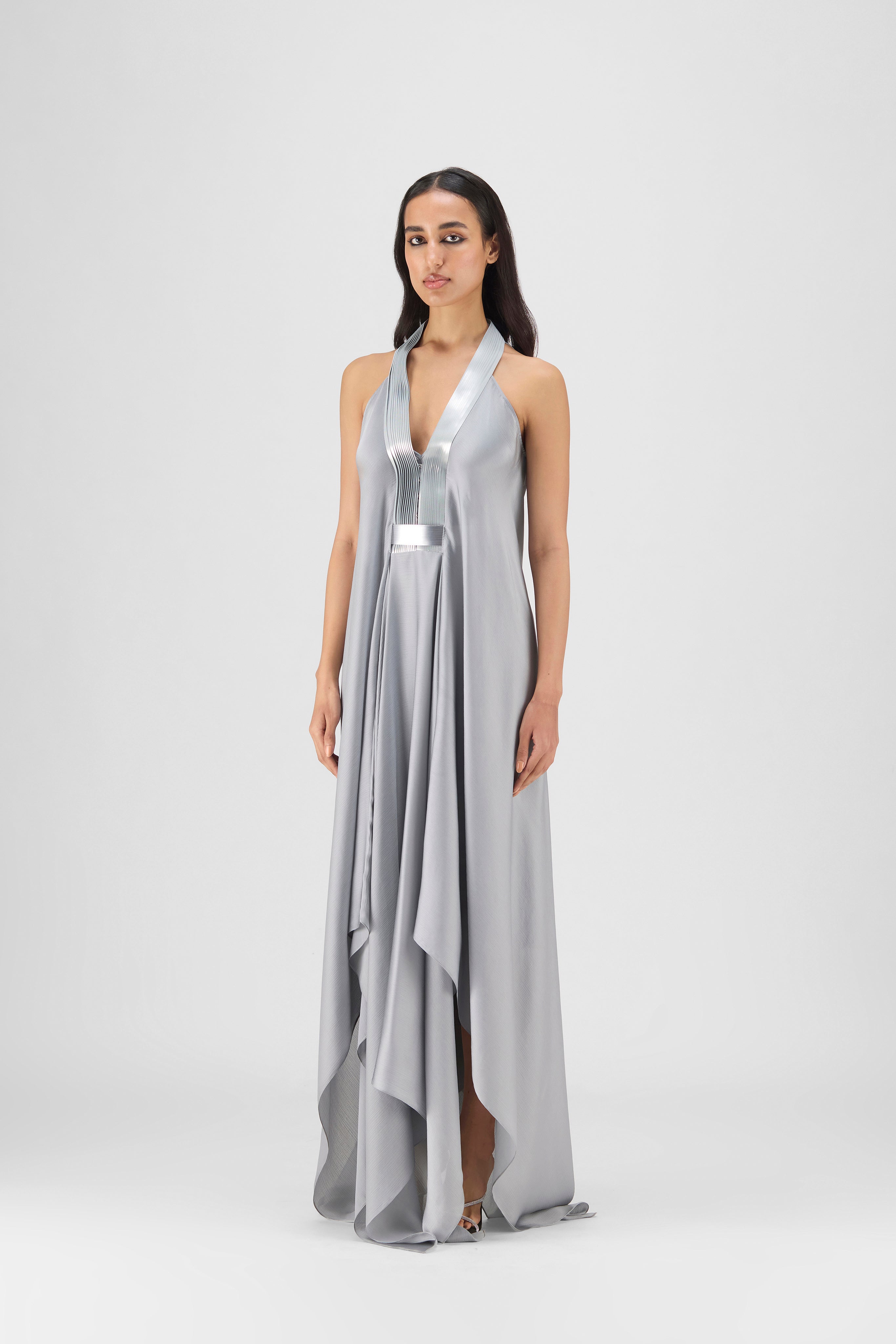 Metallic Layered Dress