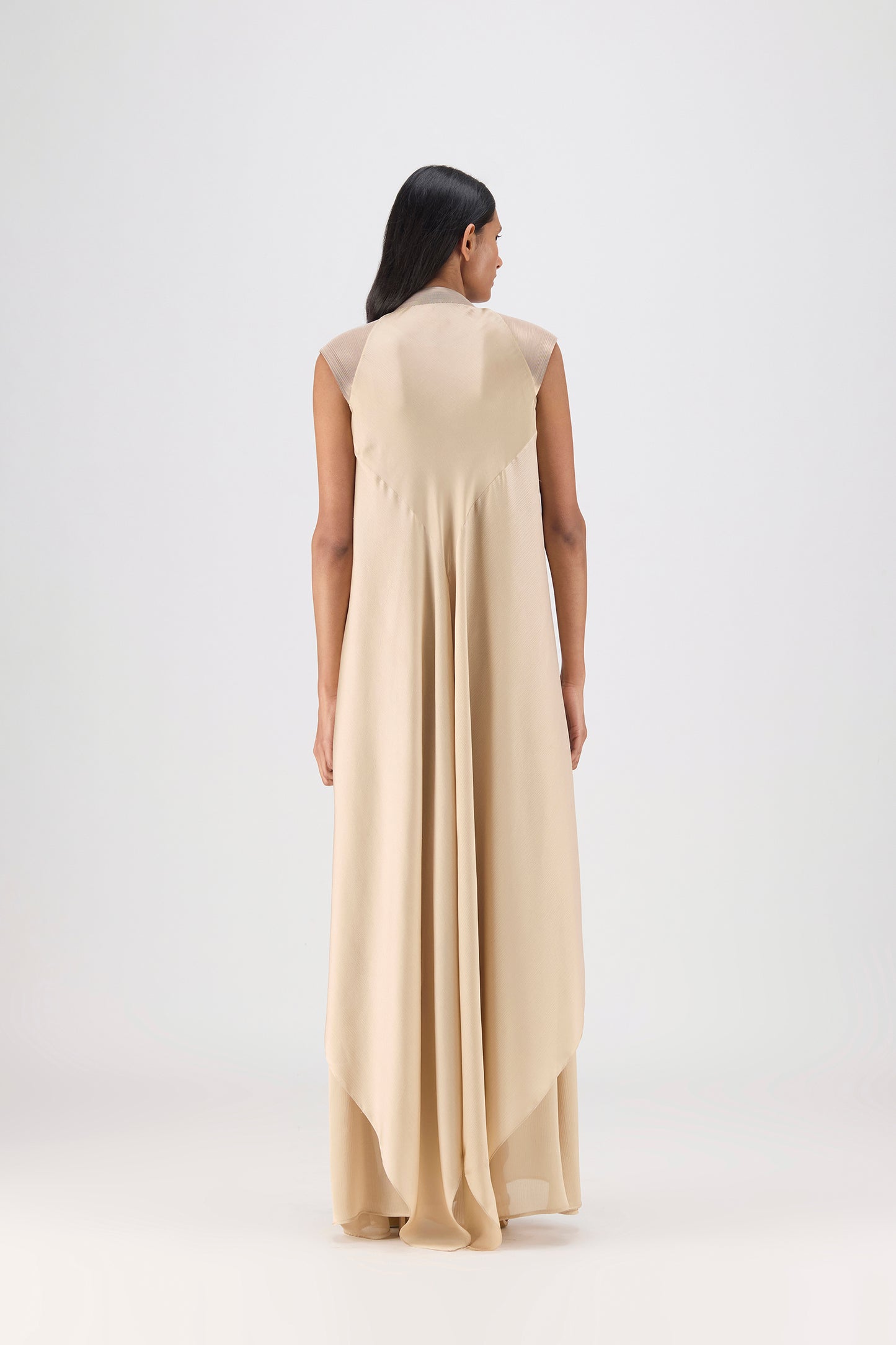 Metallic Layered Dress