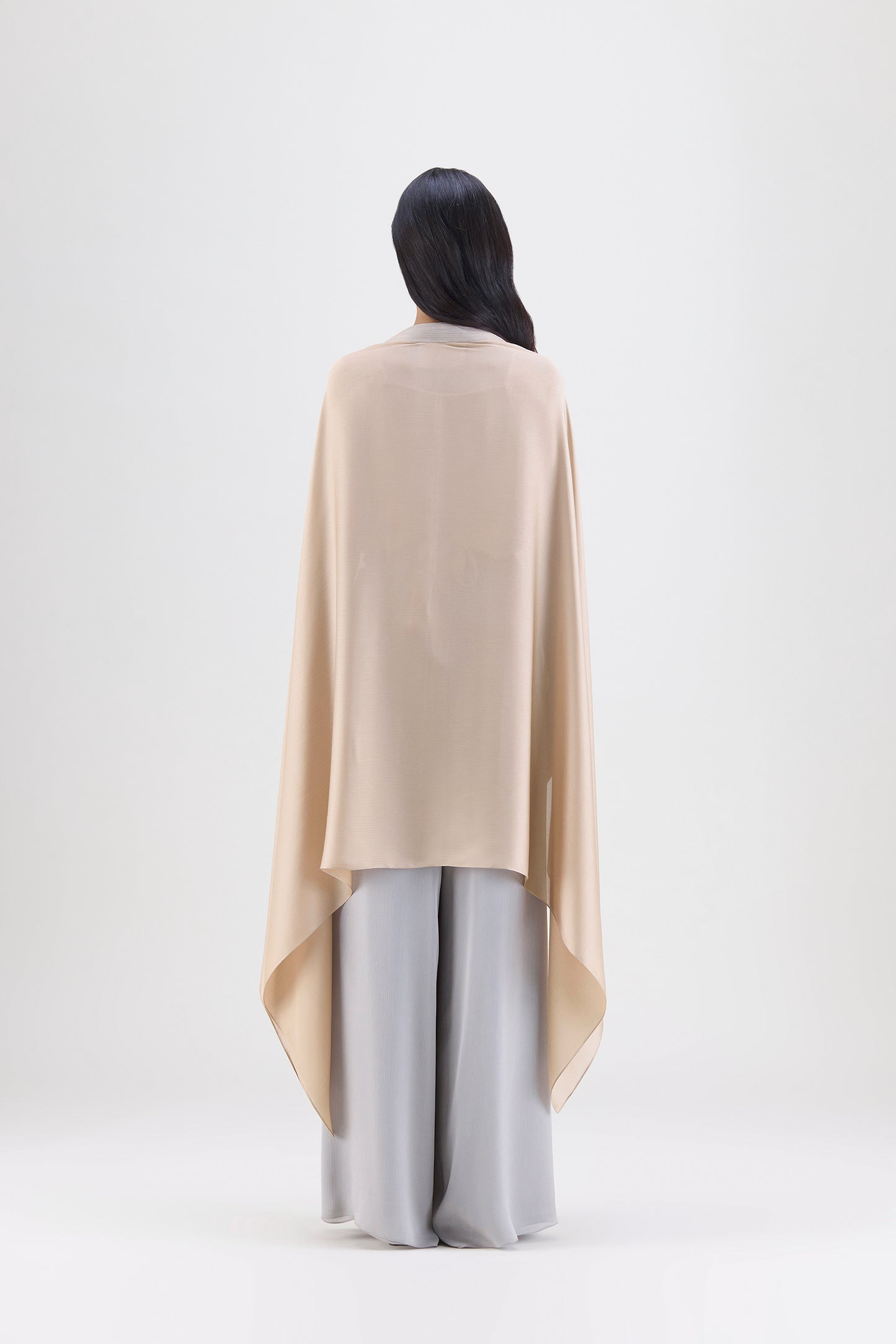 Metallic Structured Cape