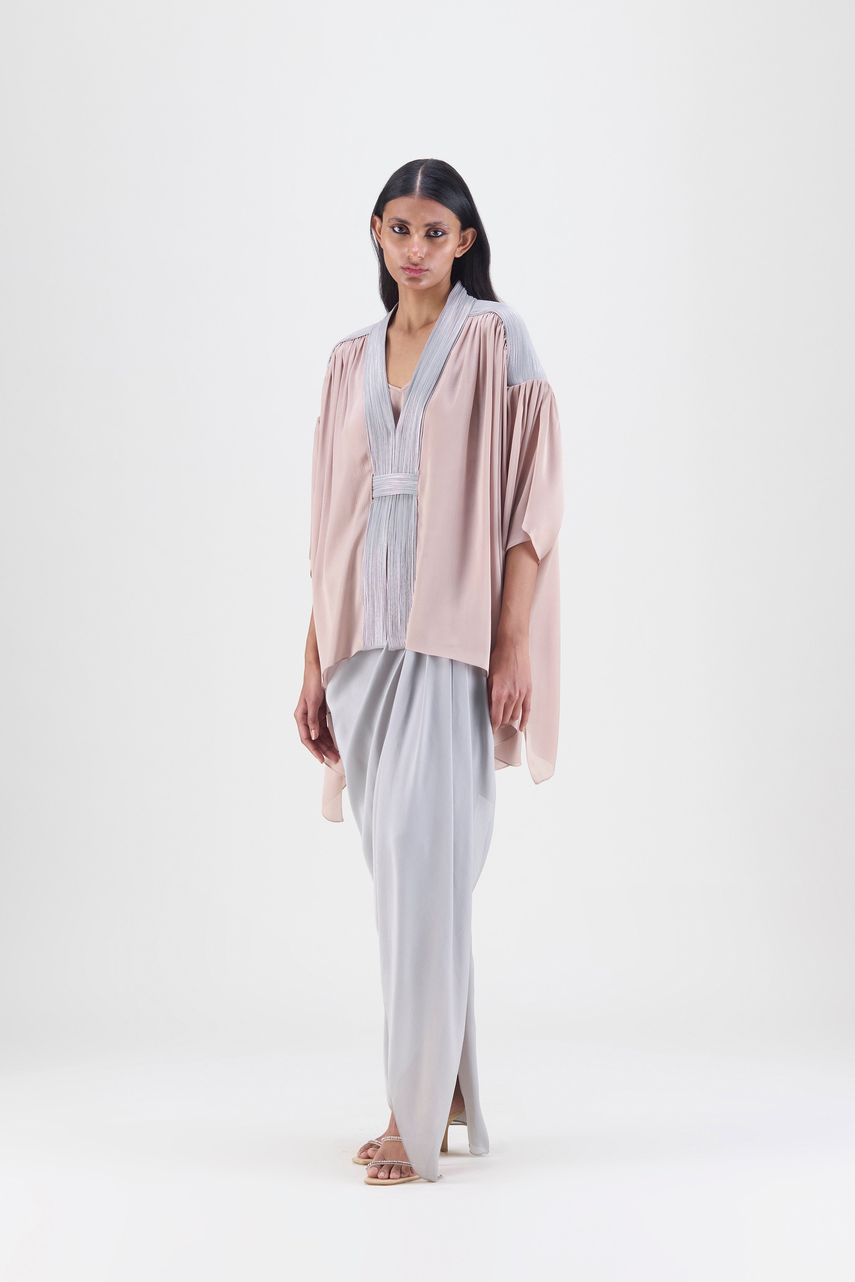 Corded Structured Cape Set