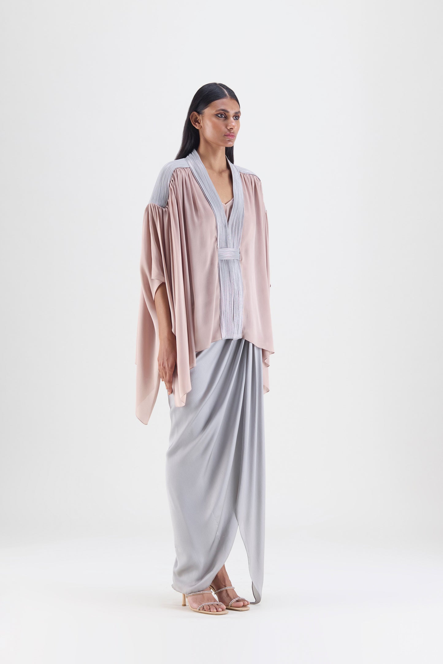 Corded Structured Cape Set