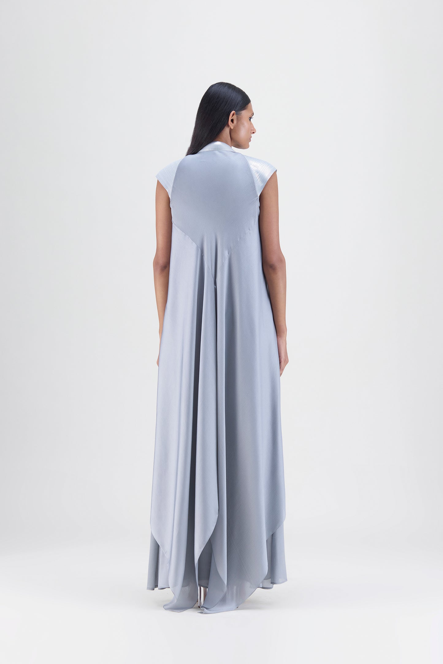Metallic Layered Dress