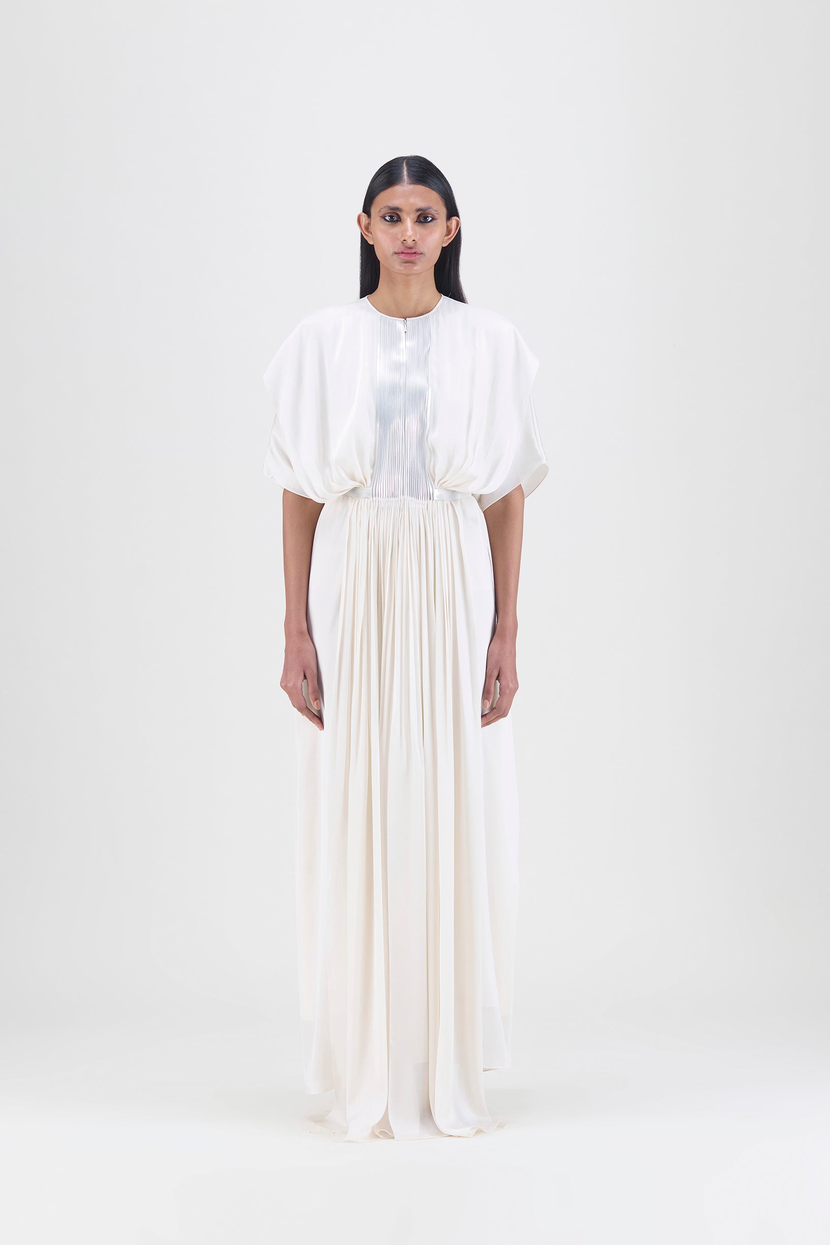 Pleated Layered Dress