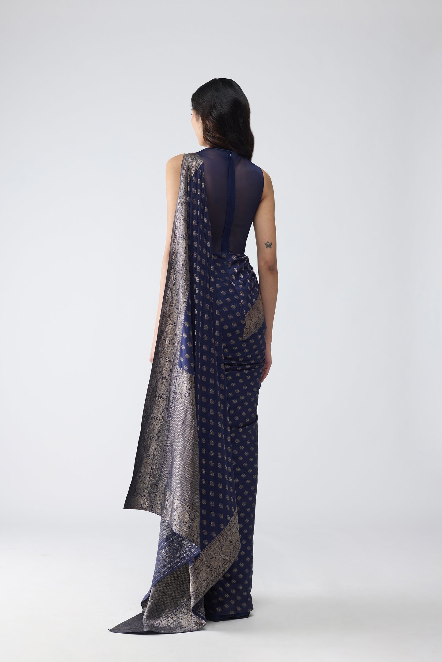 Vintage Banarsi Draped Saree