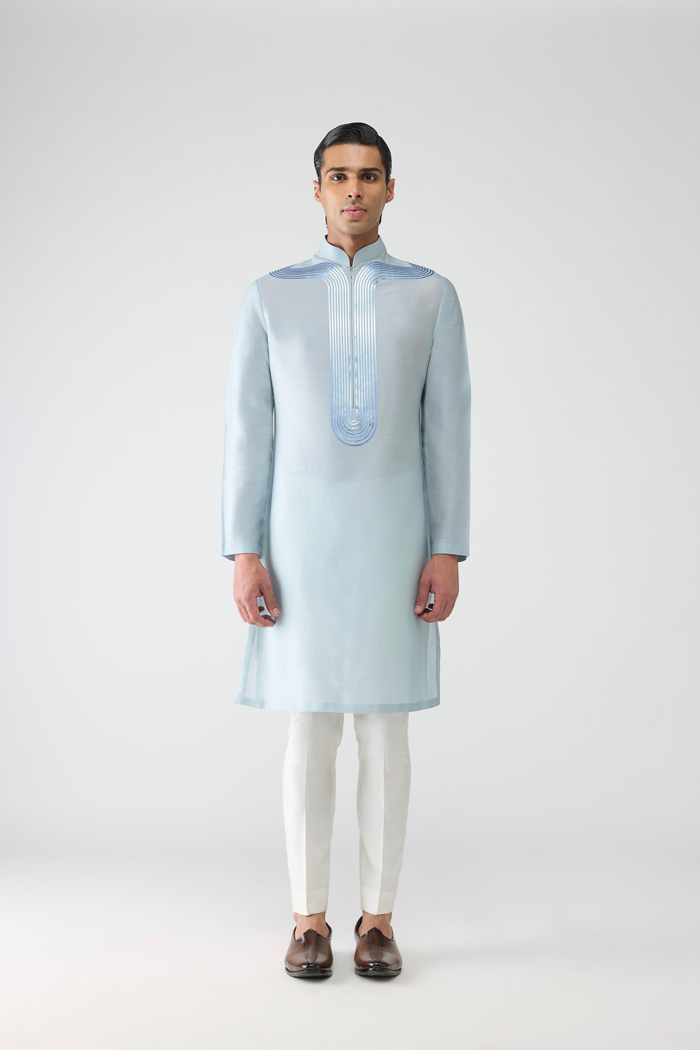 Metallic Link Kurta Set