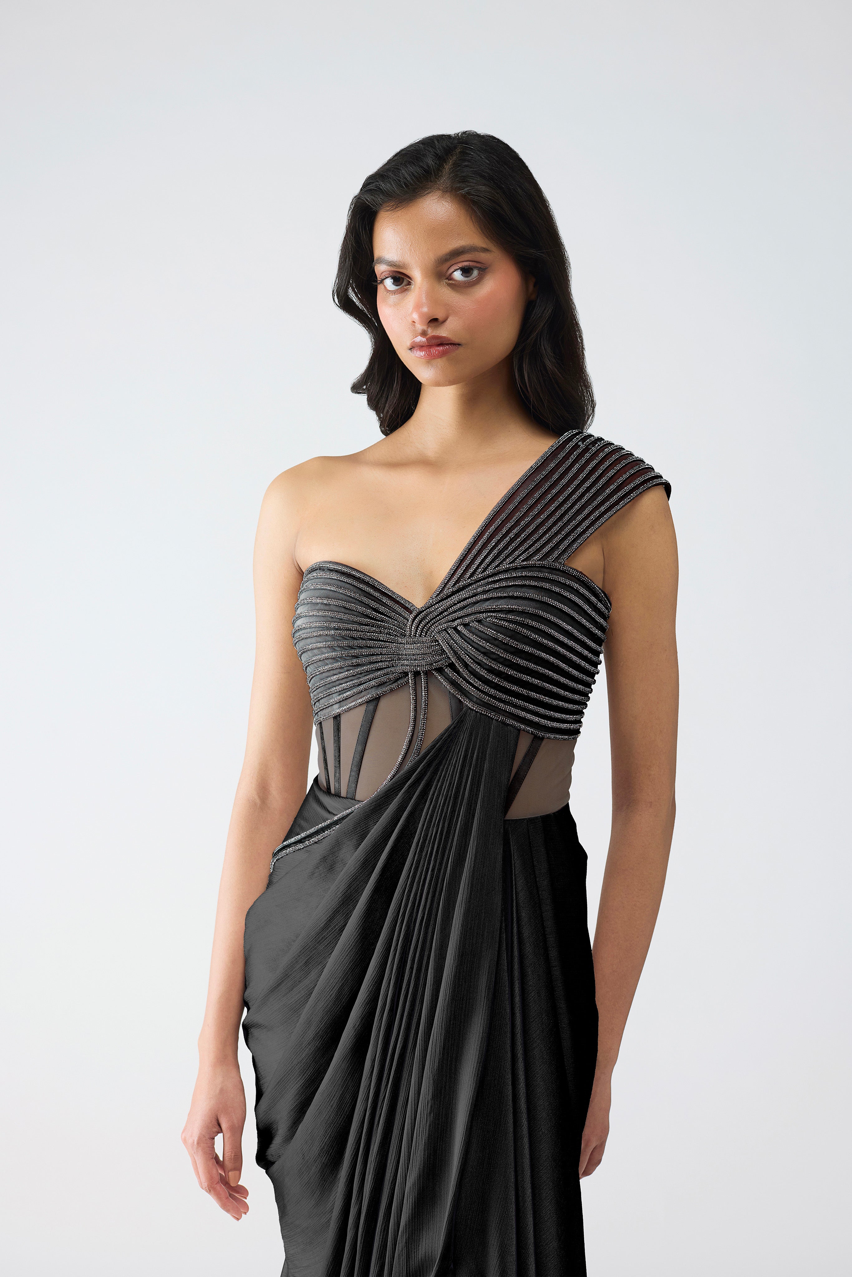 Moulded Crystalvein Gown