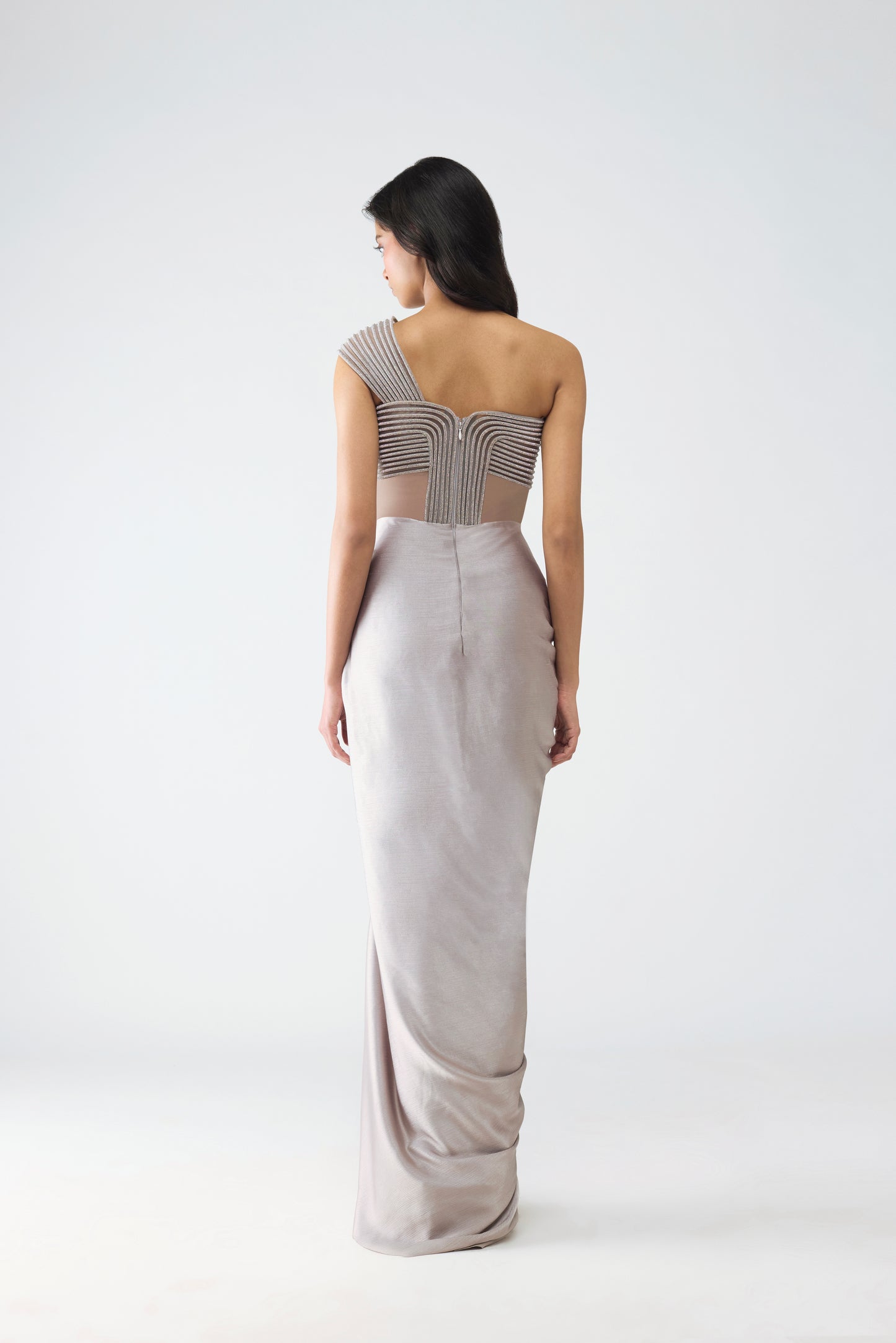 Moulded Crystalvein Fluid Gown