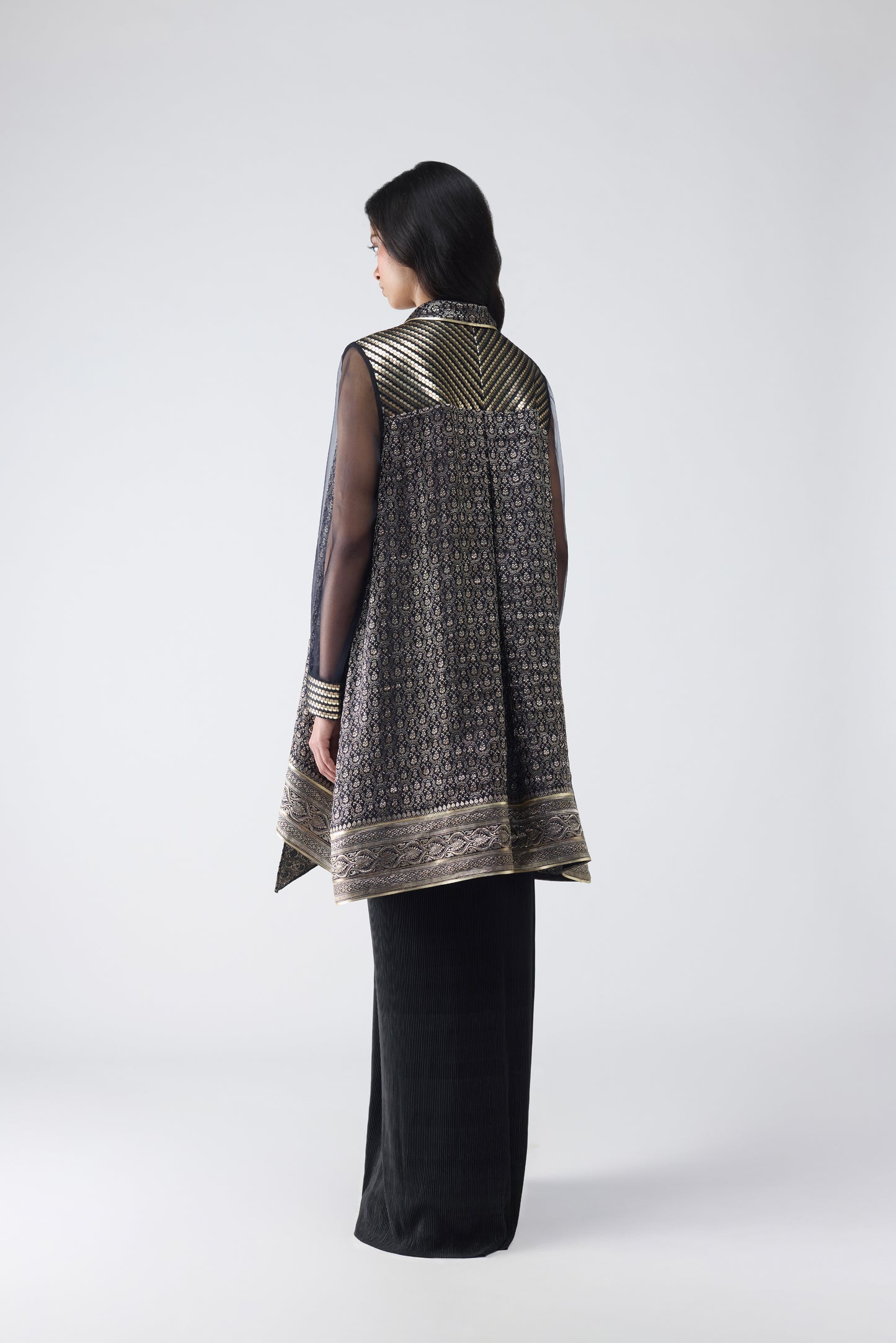 Metallic Banarsi Shirt Set
