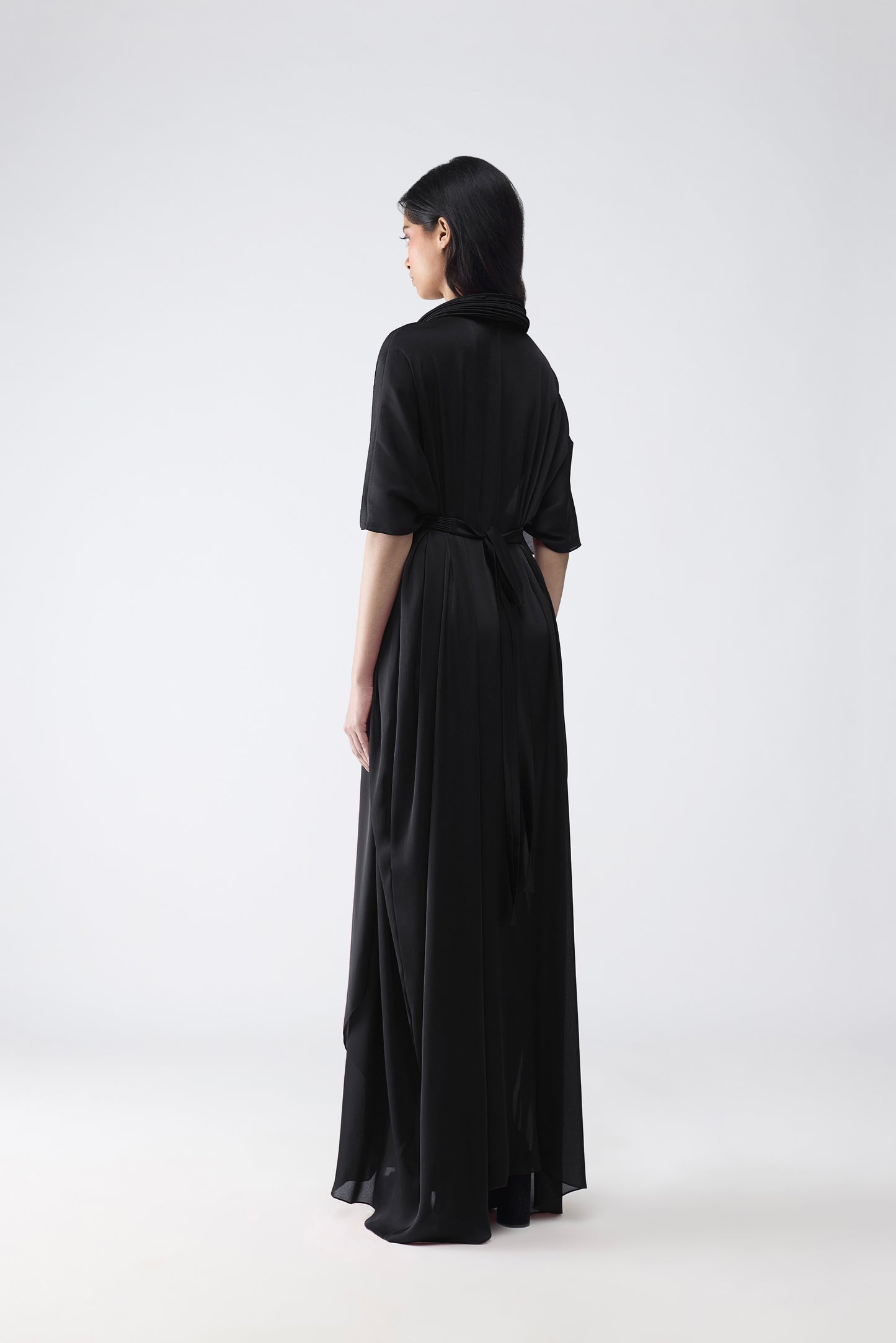 Micro Pleated Kaftan Dress