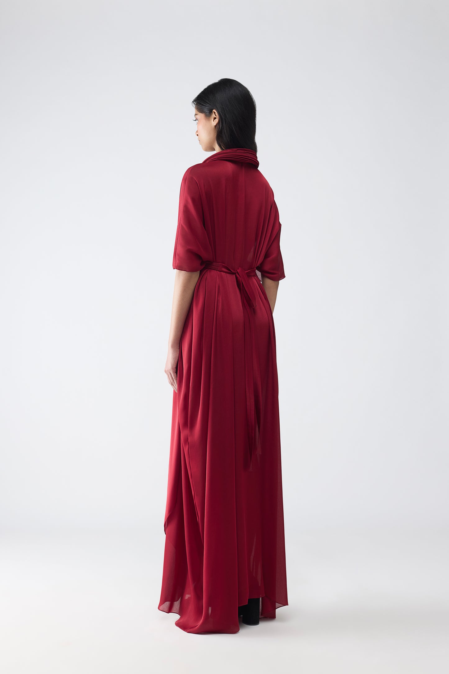 Micro Pleated Kaftan Dress