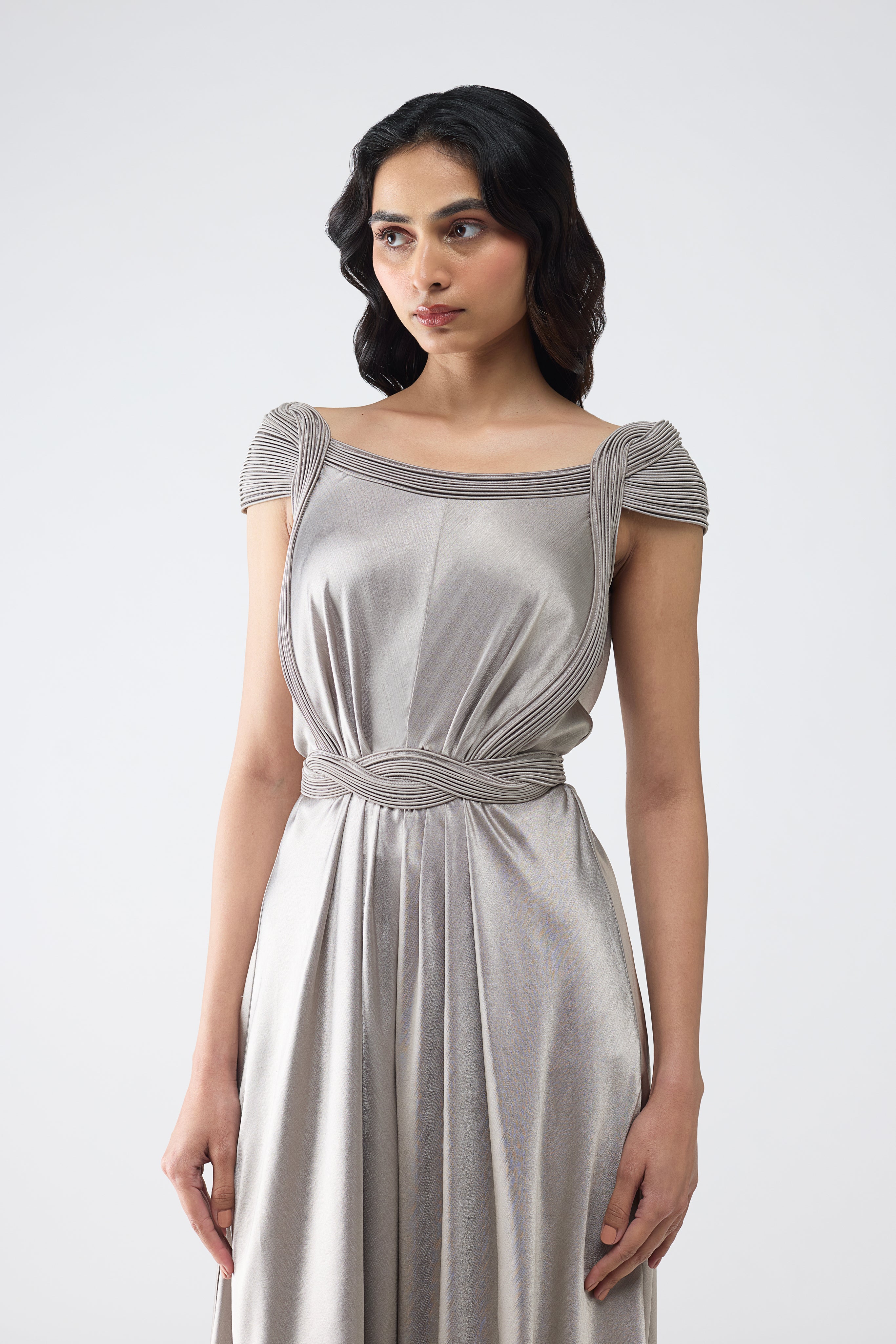 Micro Pleated Jumpsuit