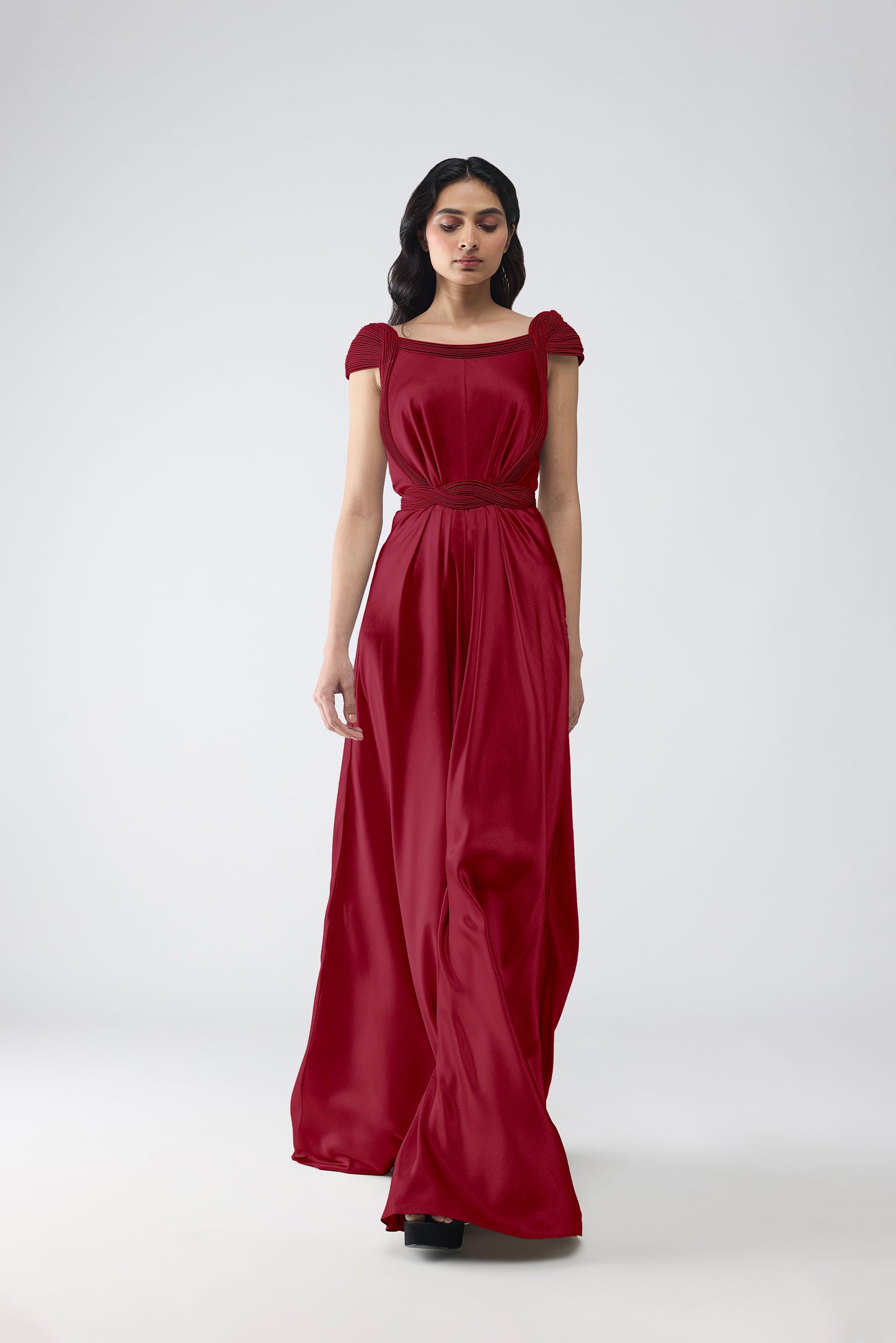 Micro Pleated Jumpsuit