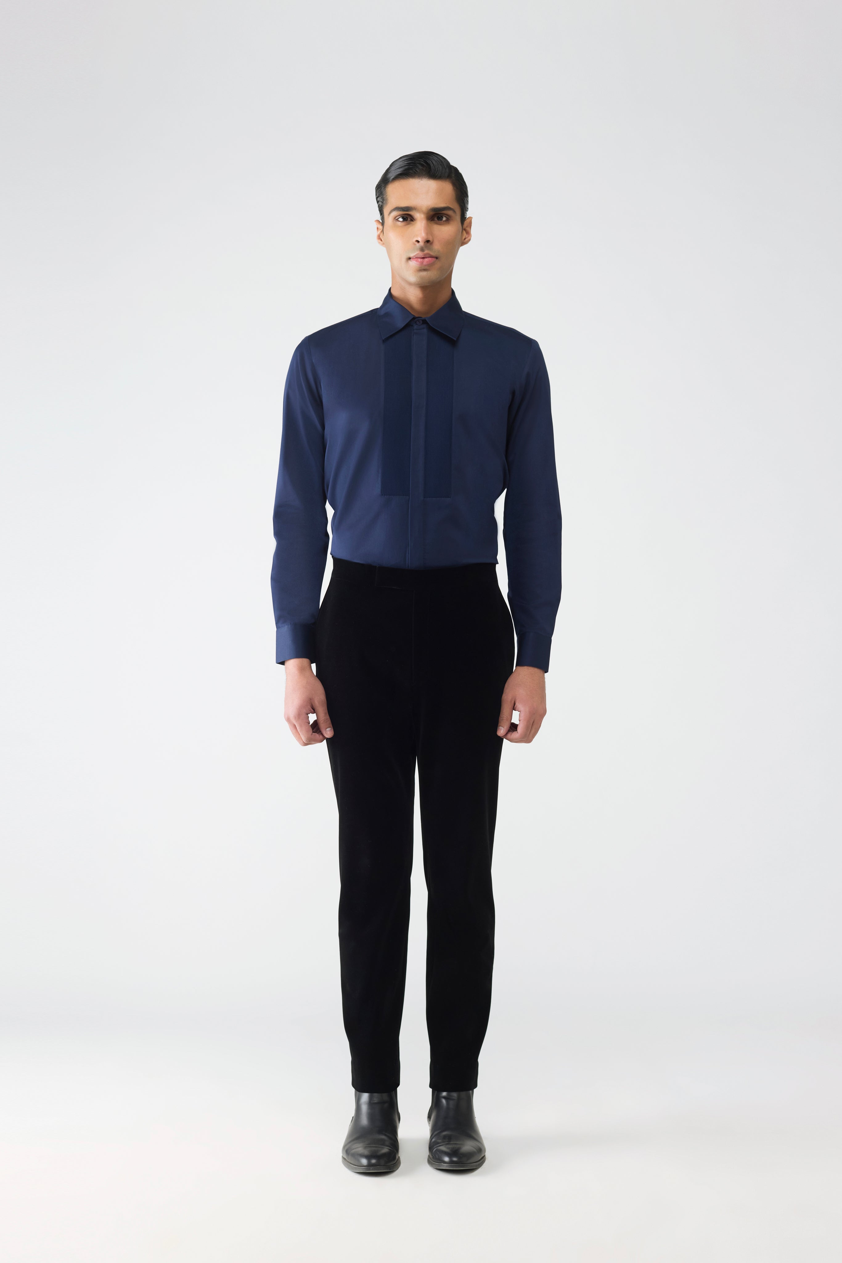 Strata Micro Pleated Shirt