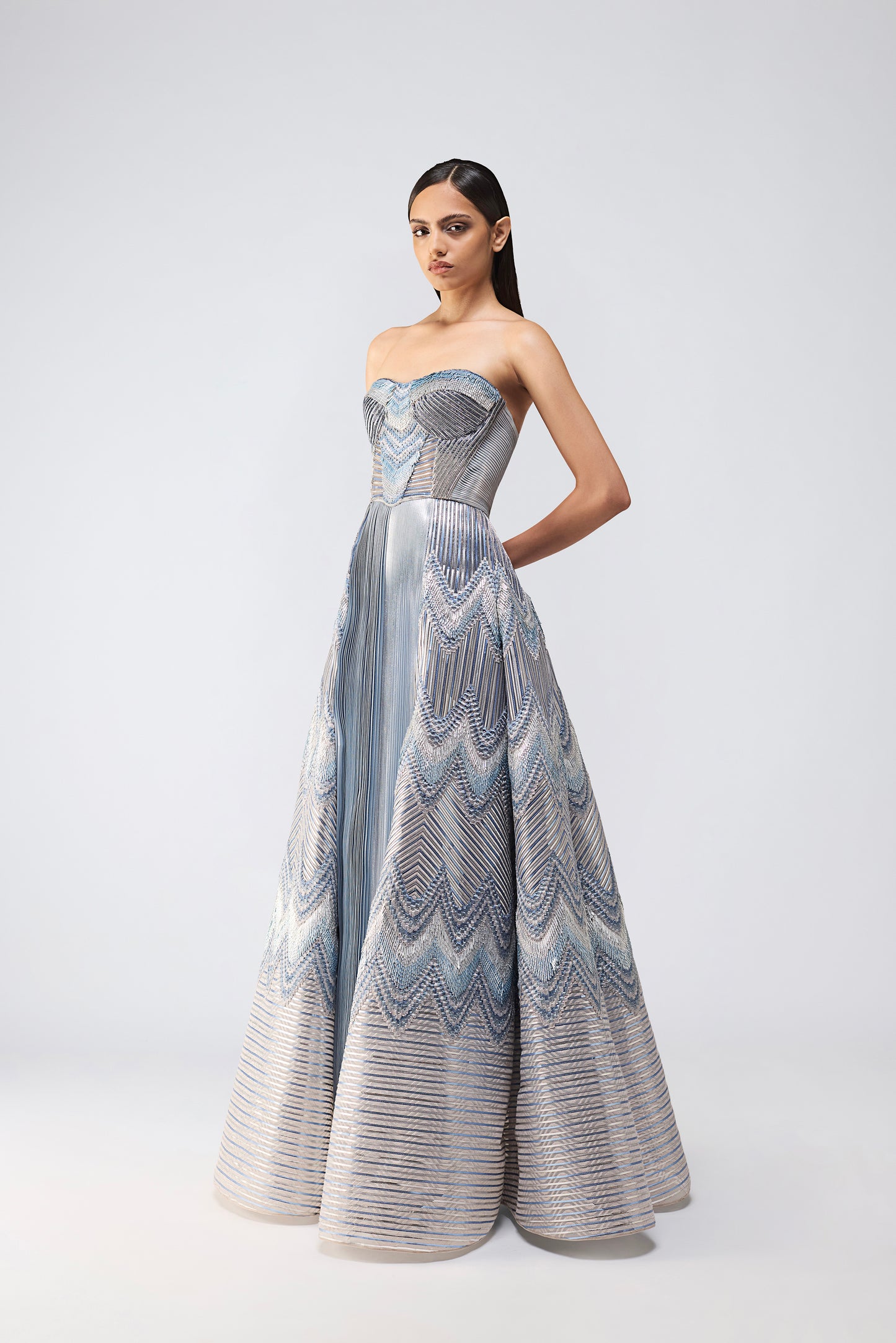 Metallic Scale Gown