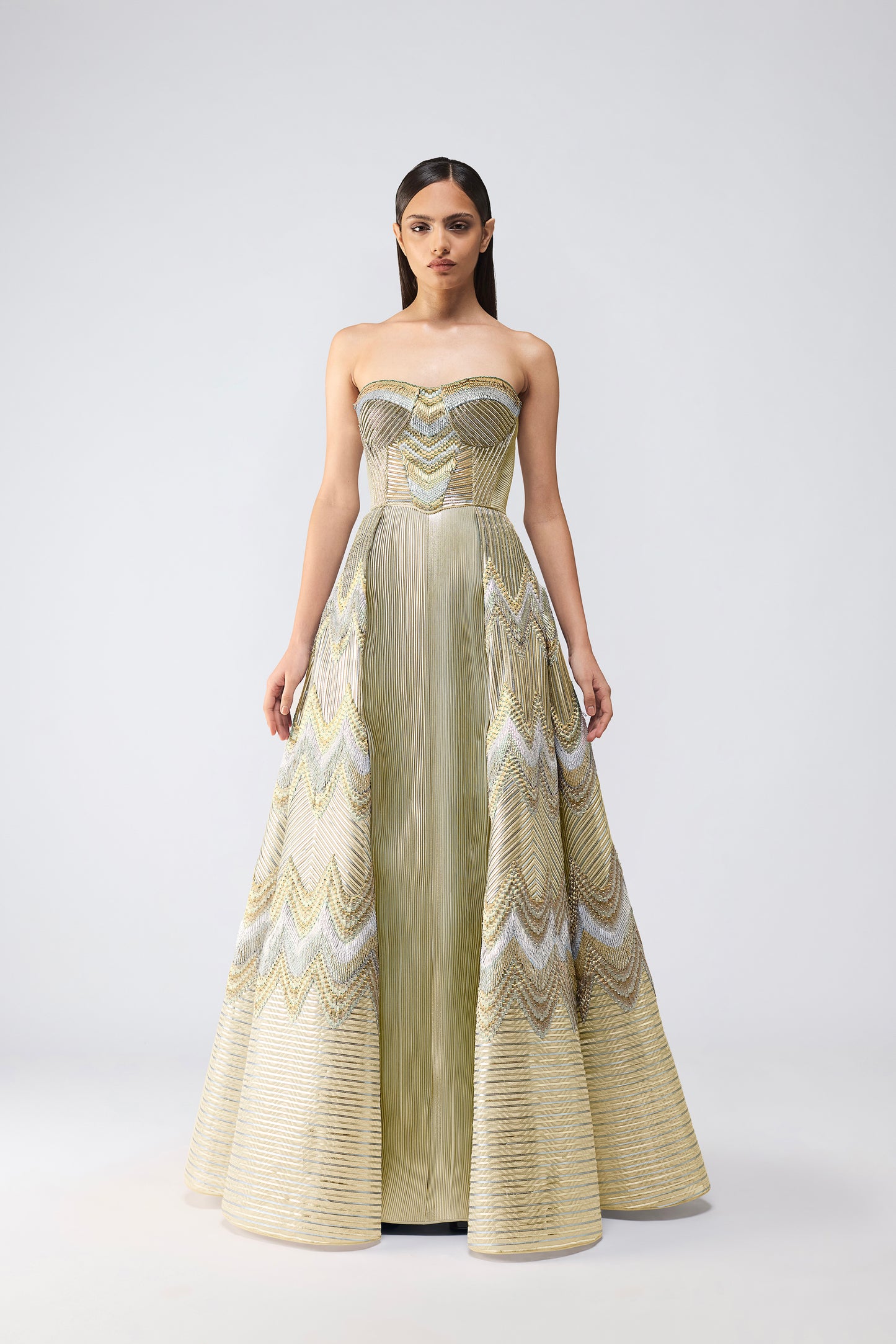 Metallic Scale Gown