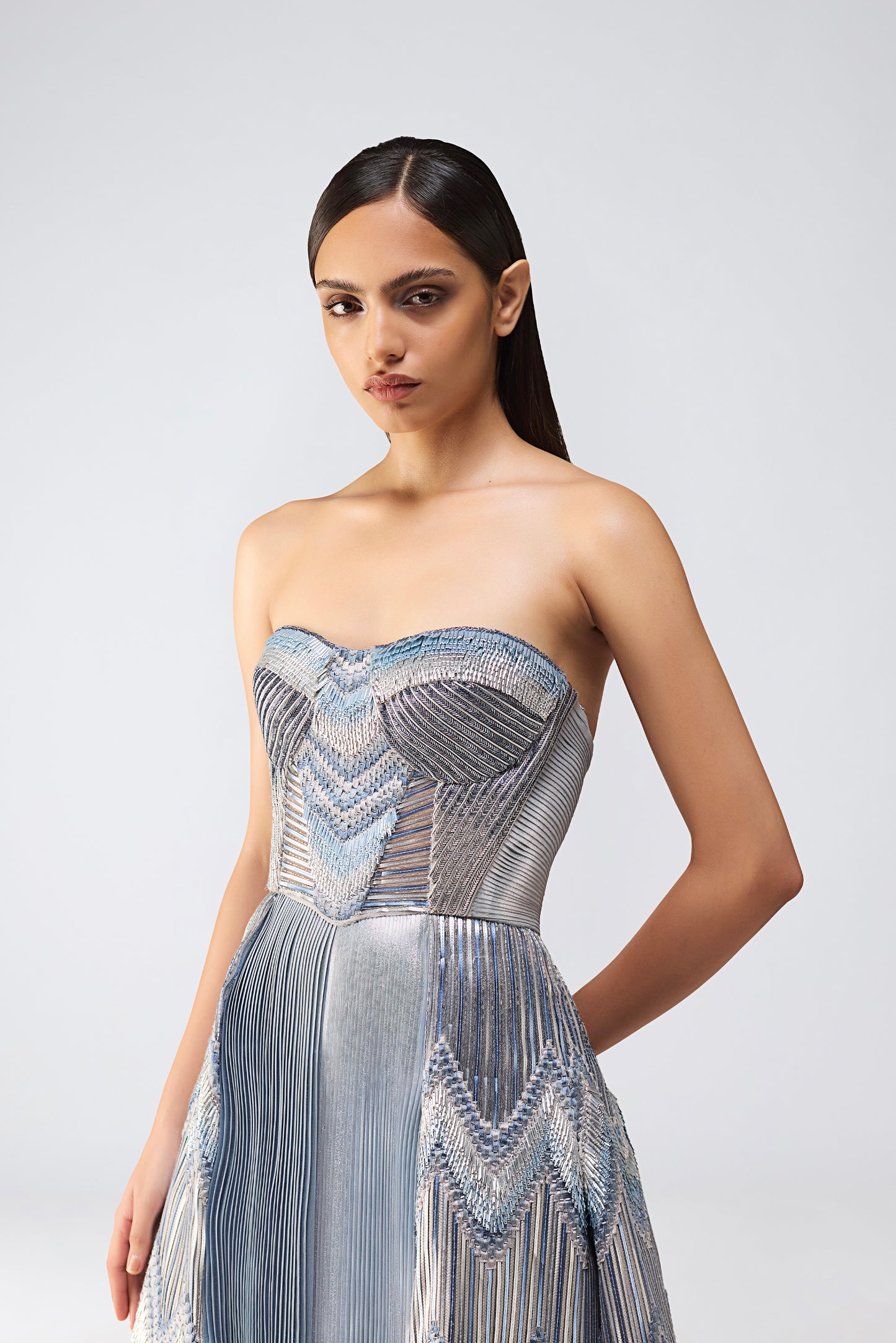 Metallic Scale Gown
