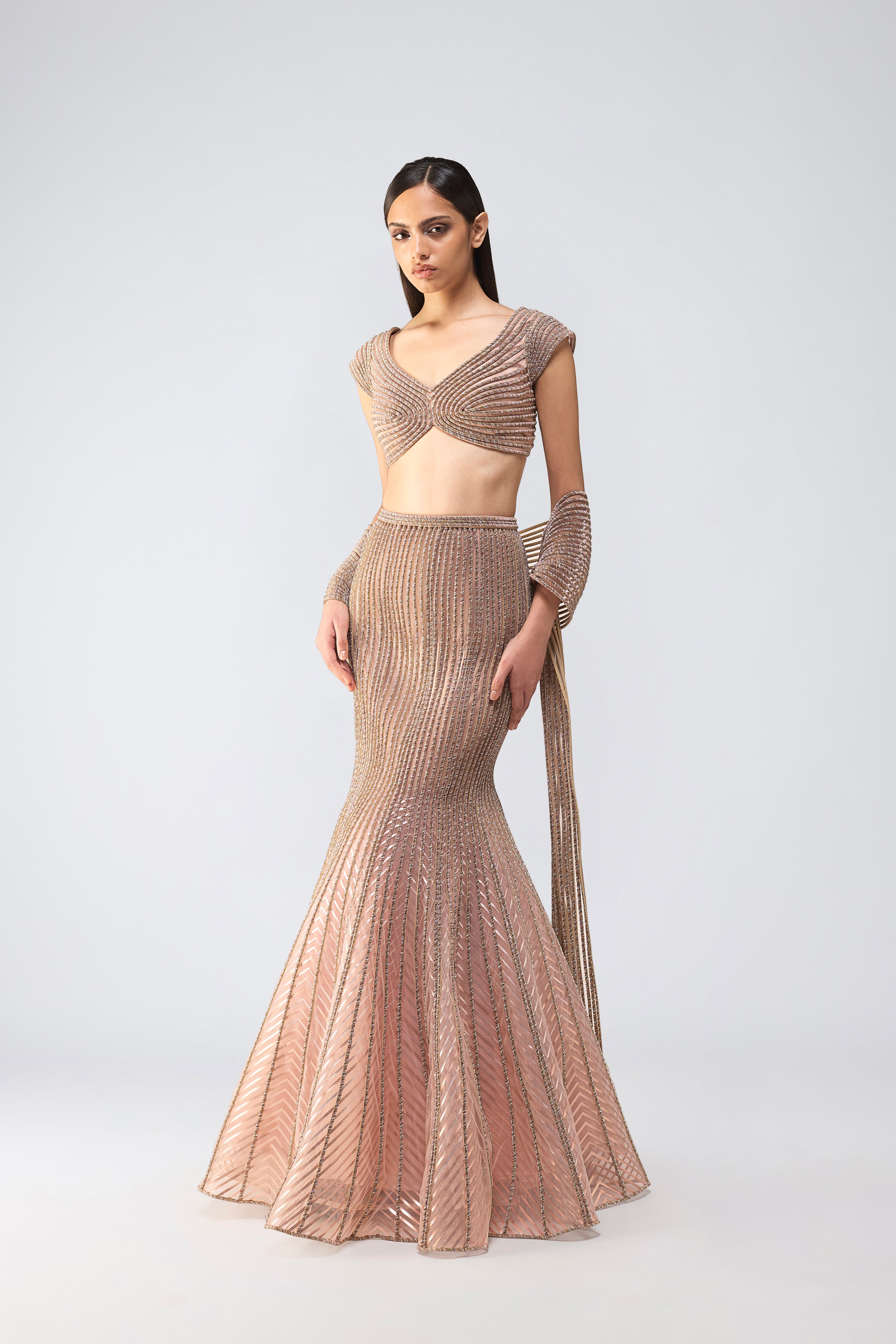 Crystalvein Top And Fishtail Skirt