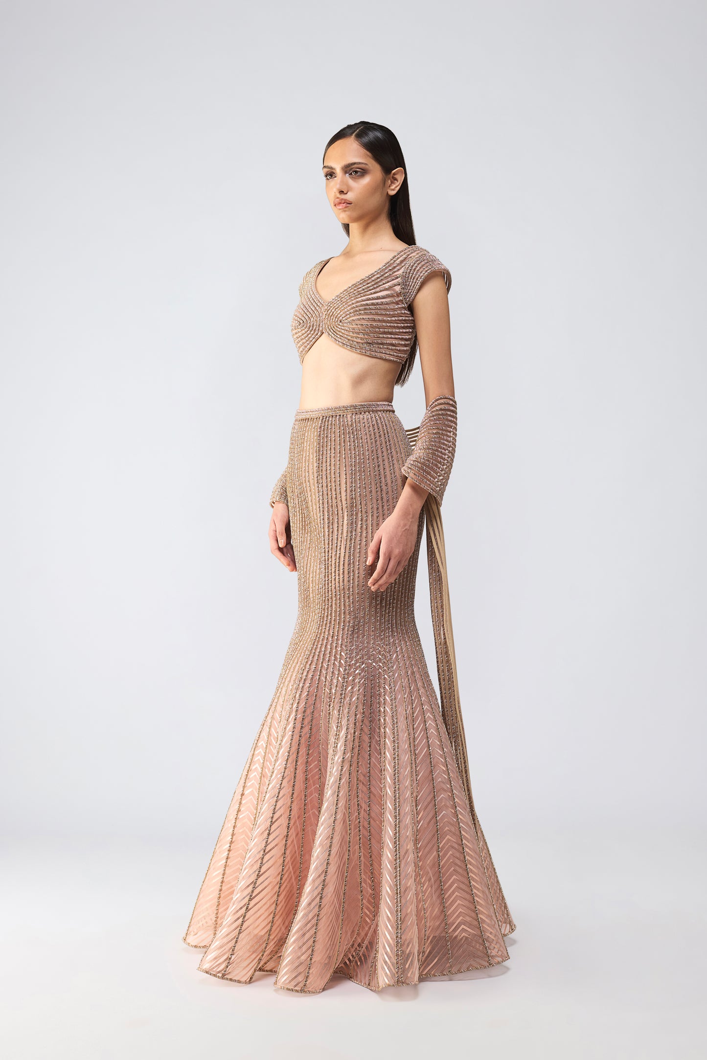 Crystalvein Top And Fishtail Skirt