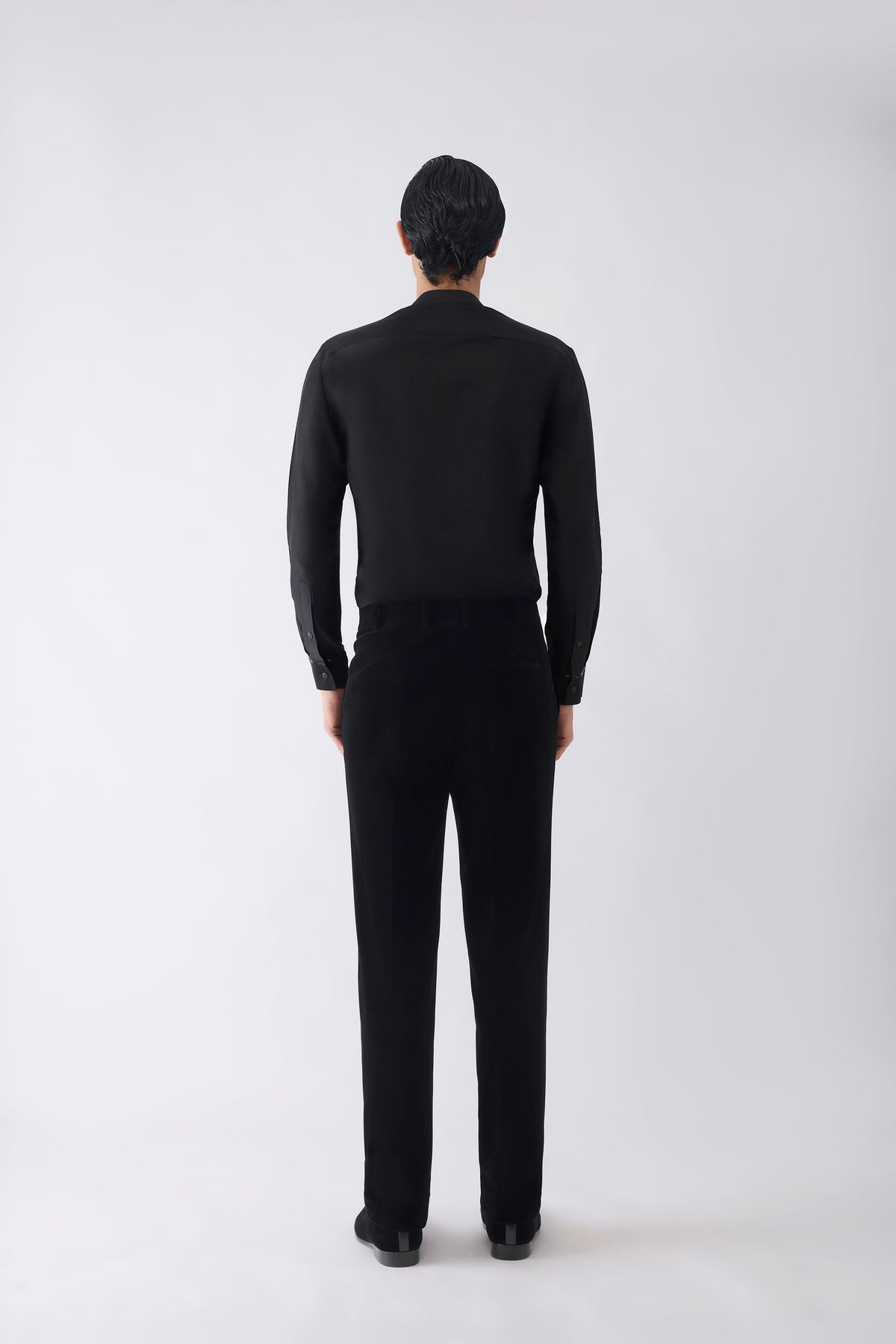 Metallic Micro Pleated Shirt