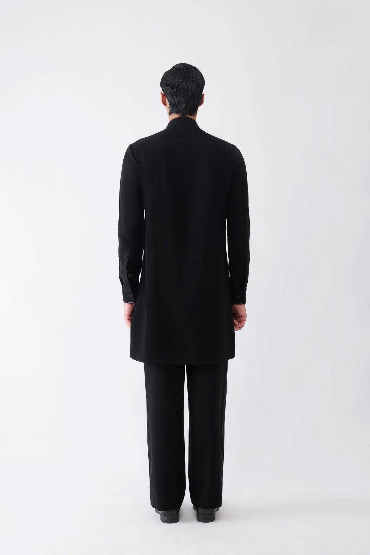 Metallic Micro Pleated Kurta
