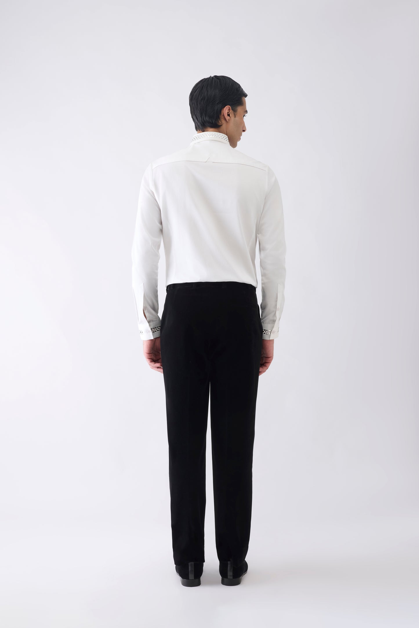 Metallic Hand Woven Textile Shirt