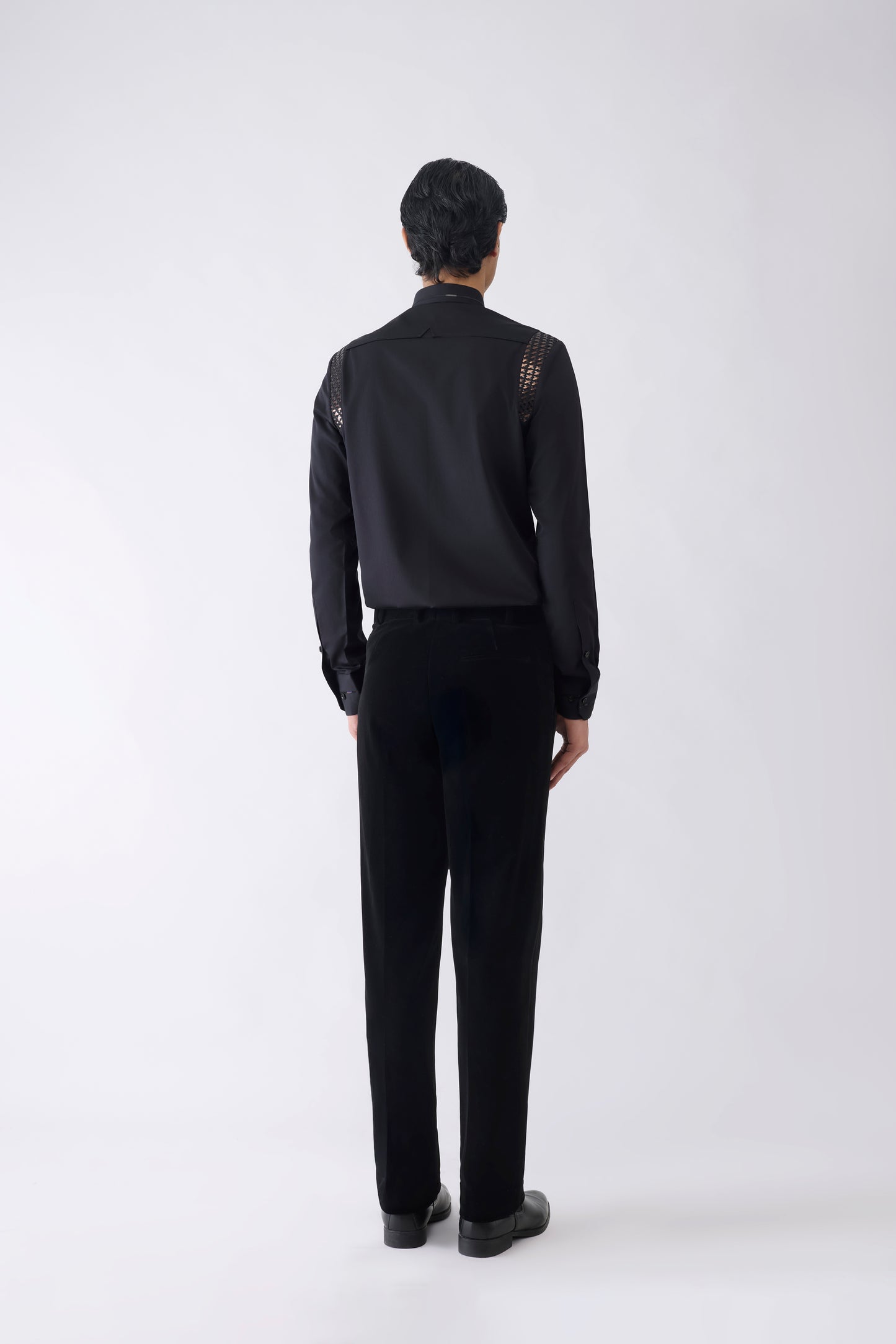 Metallic Hand Woven Textile Shirt