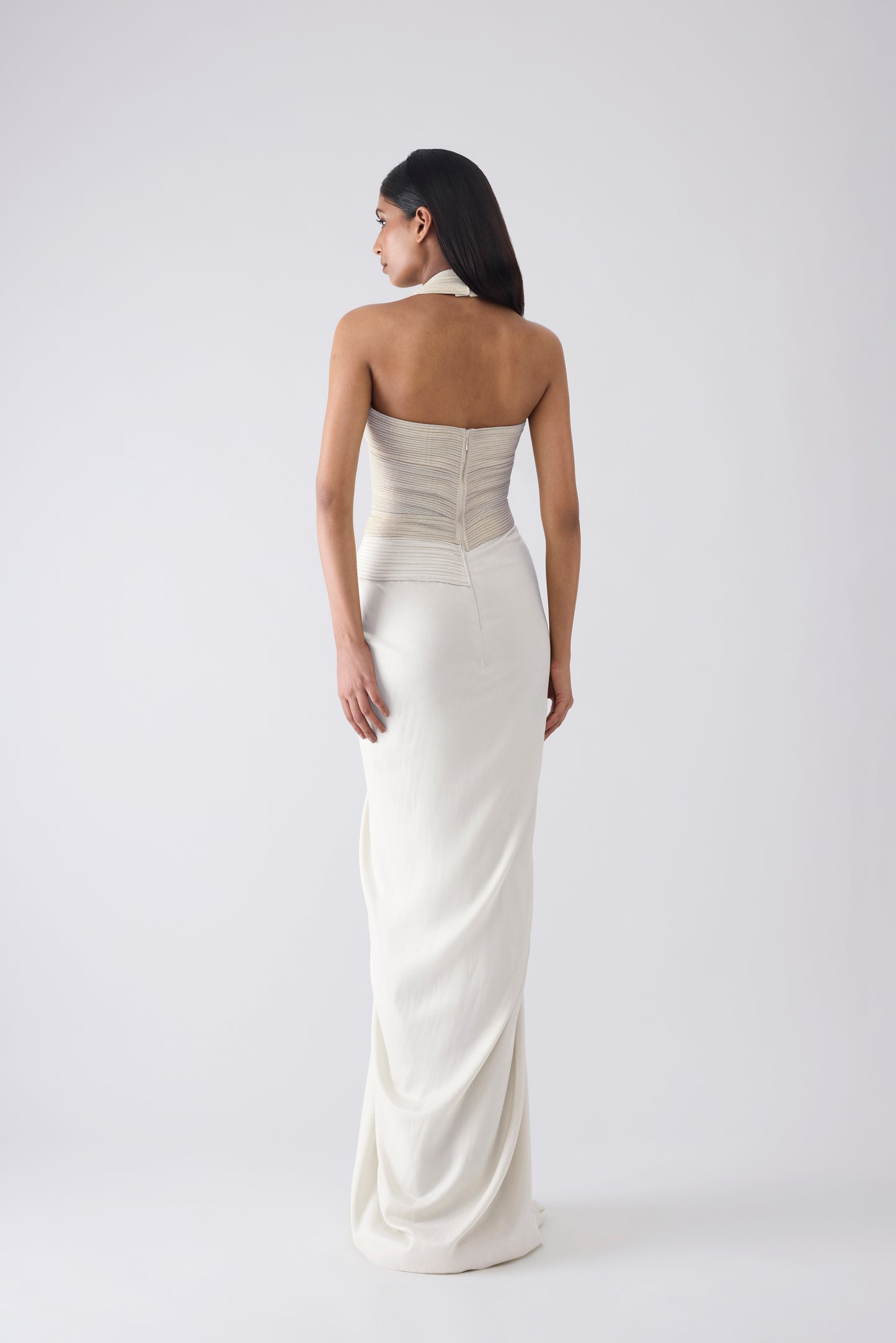 Metallic Moulded Gown