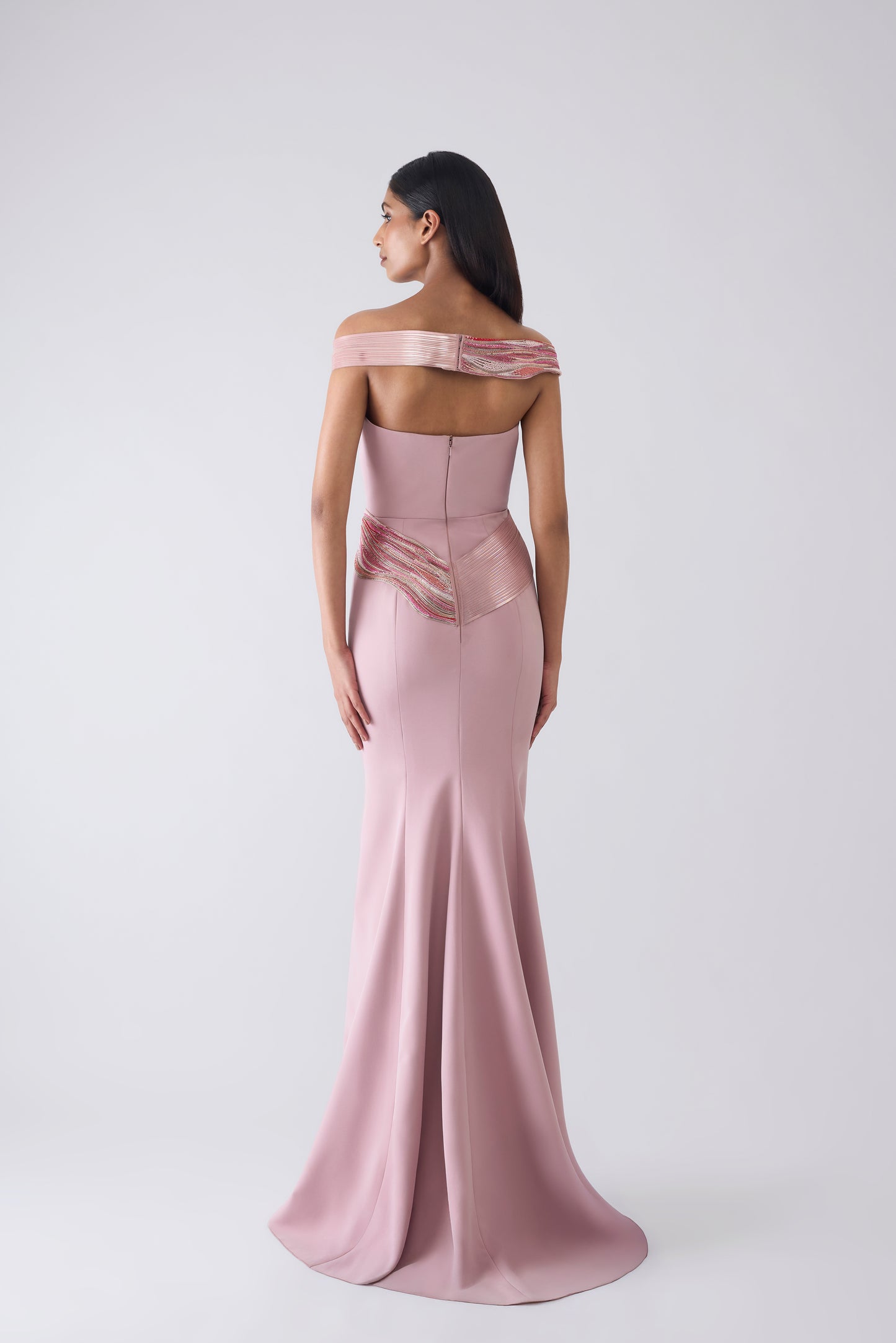 Metallic Moulded Gown