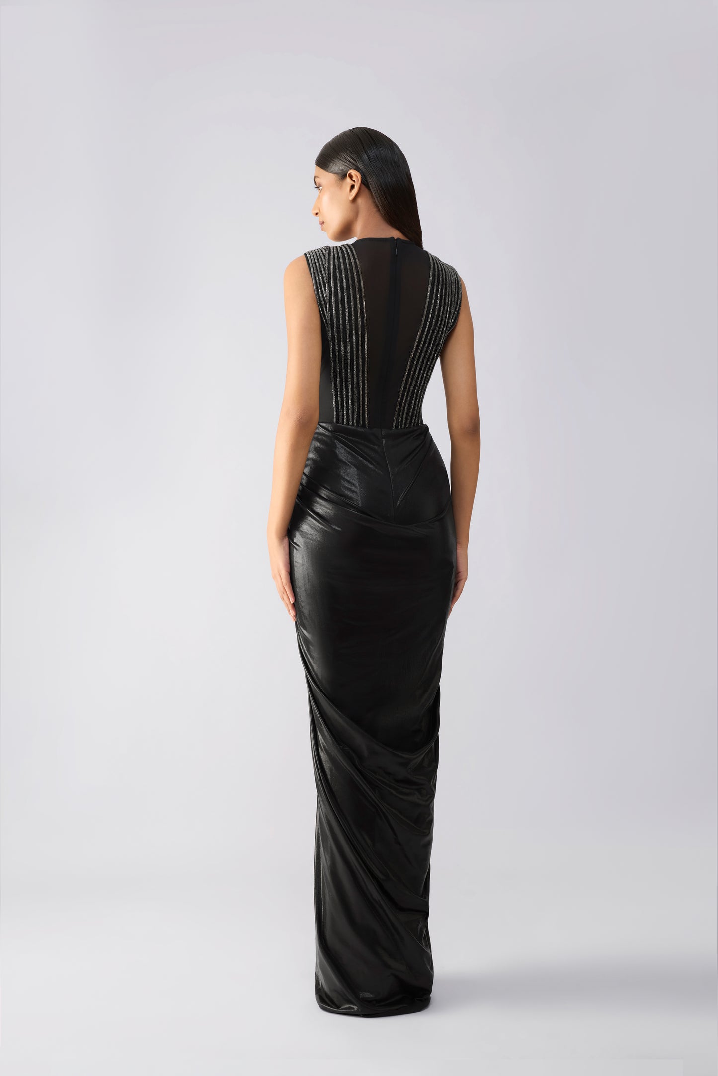 Moulded Crystalvein Gown