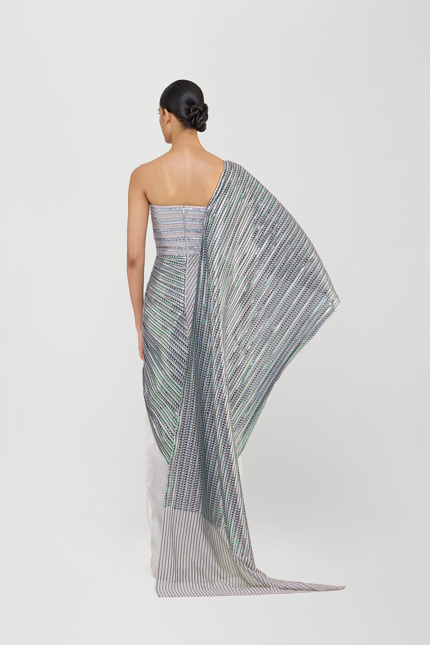 Metallic Hand-Woven Saree