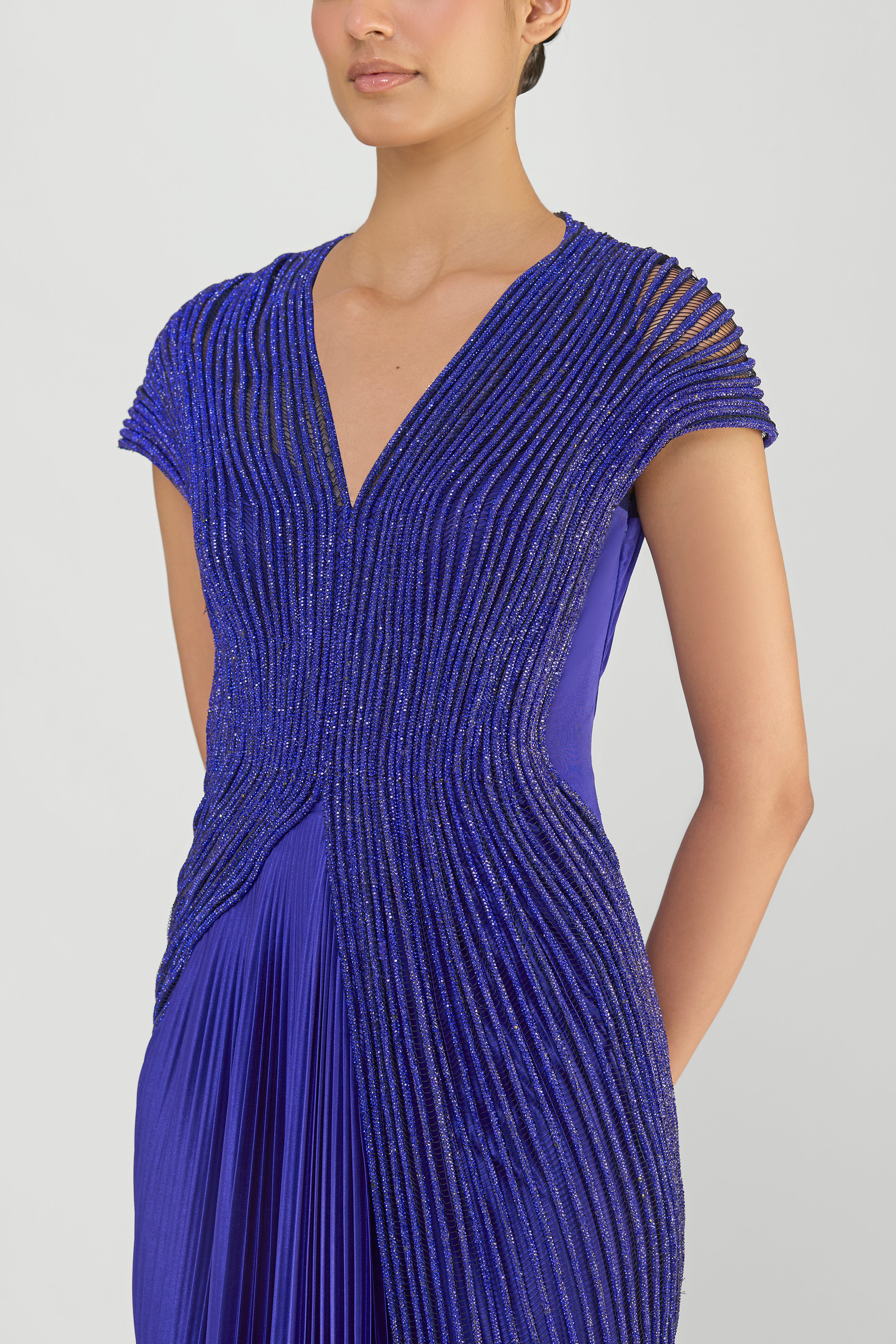 Moulded Crystalvein Gown