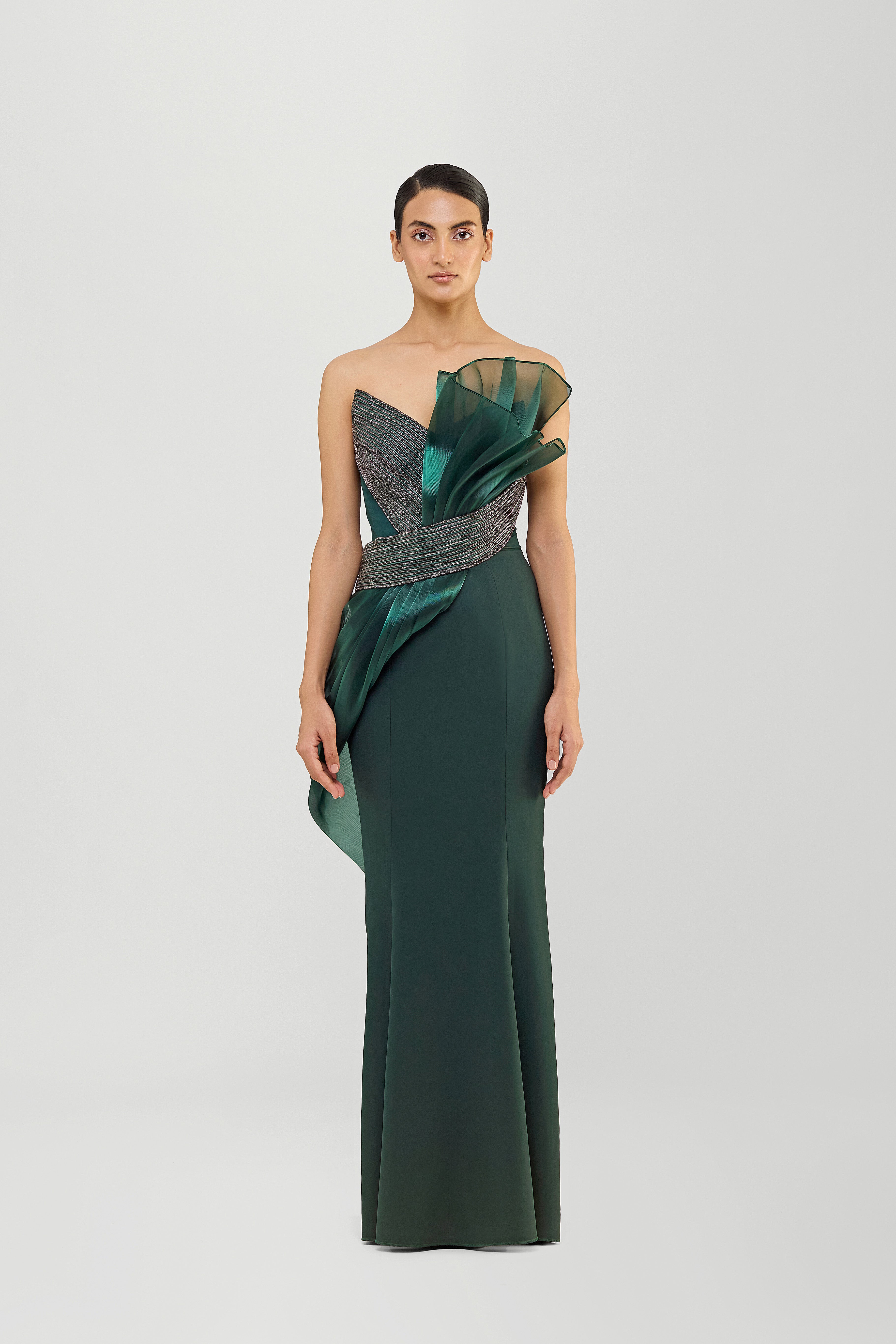 Moulded Crystalvein Gown