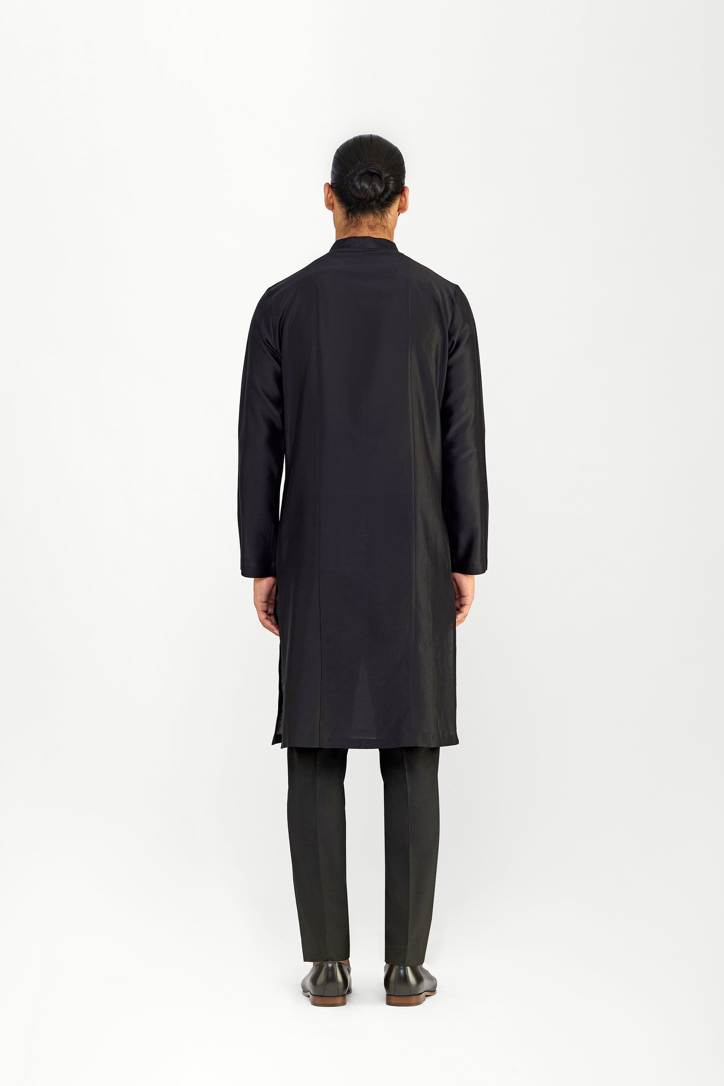 Corded Trellis Chanderi Silk Kurta Set
