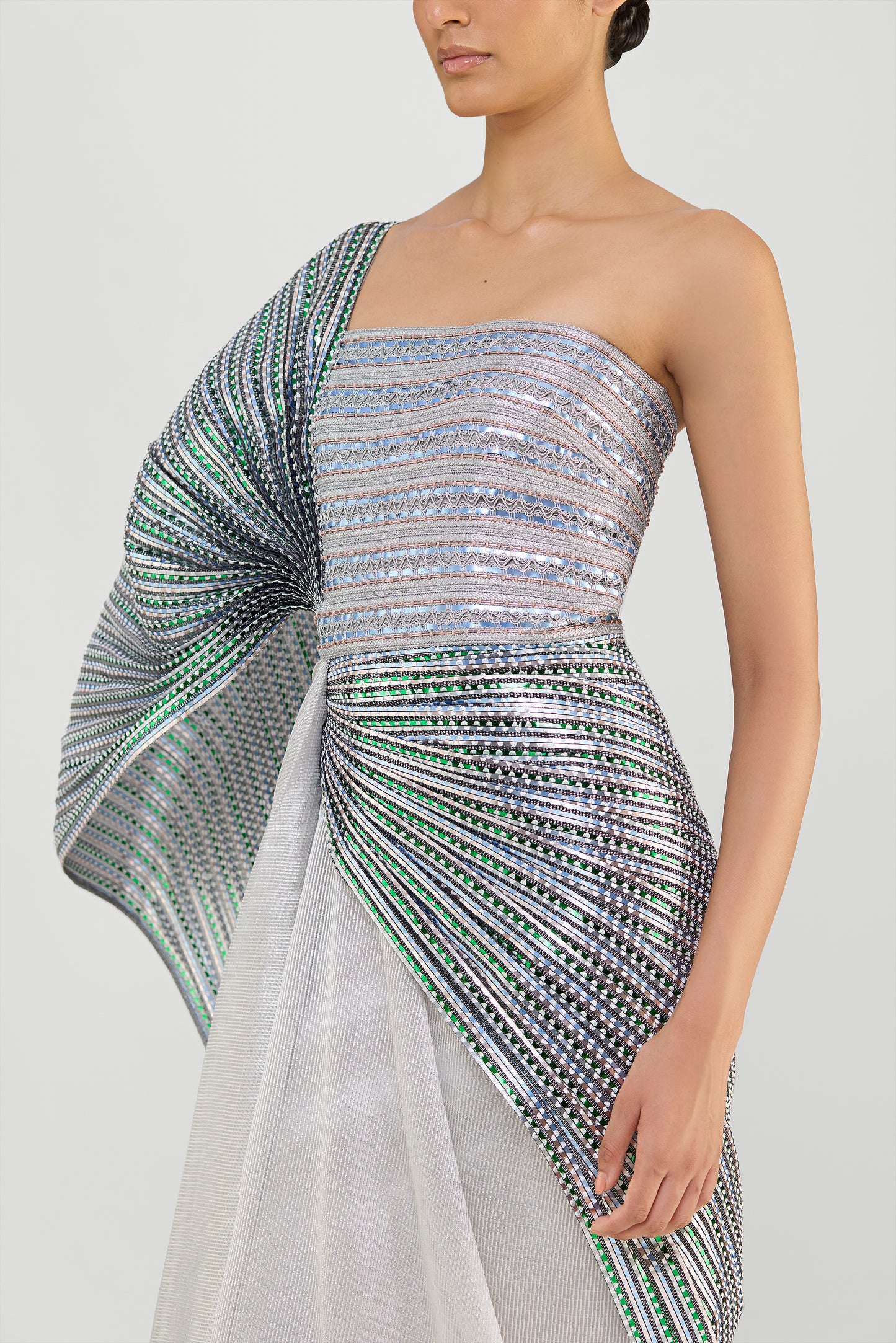 Metallic Hand-Woven Saree