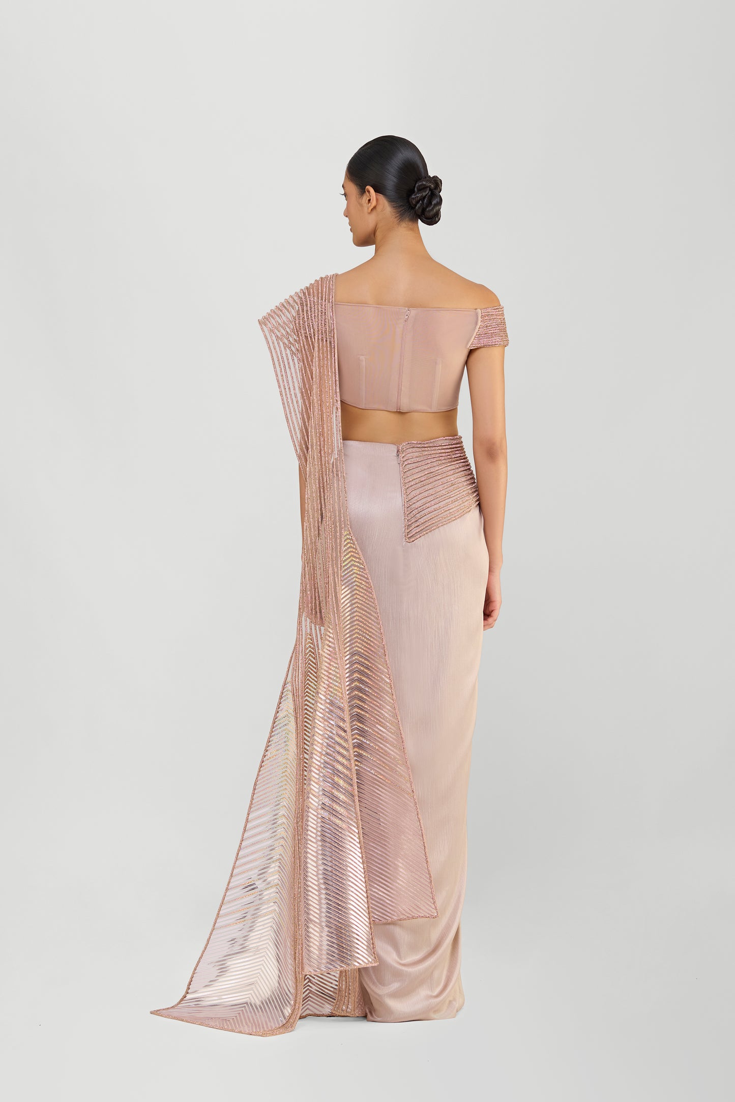 Crystalvein Draped Saree