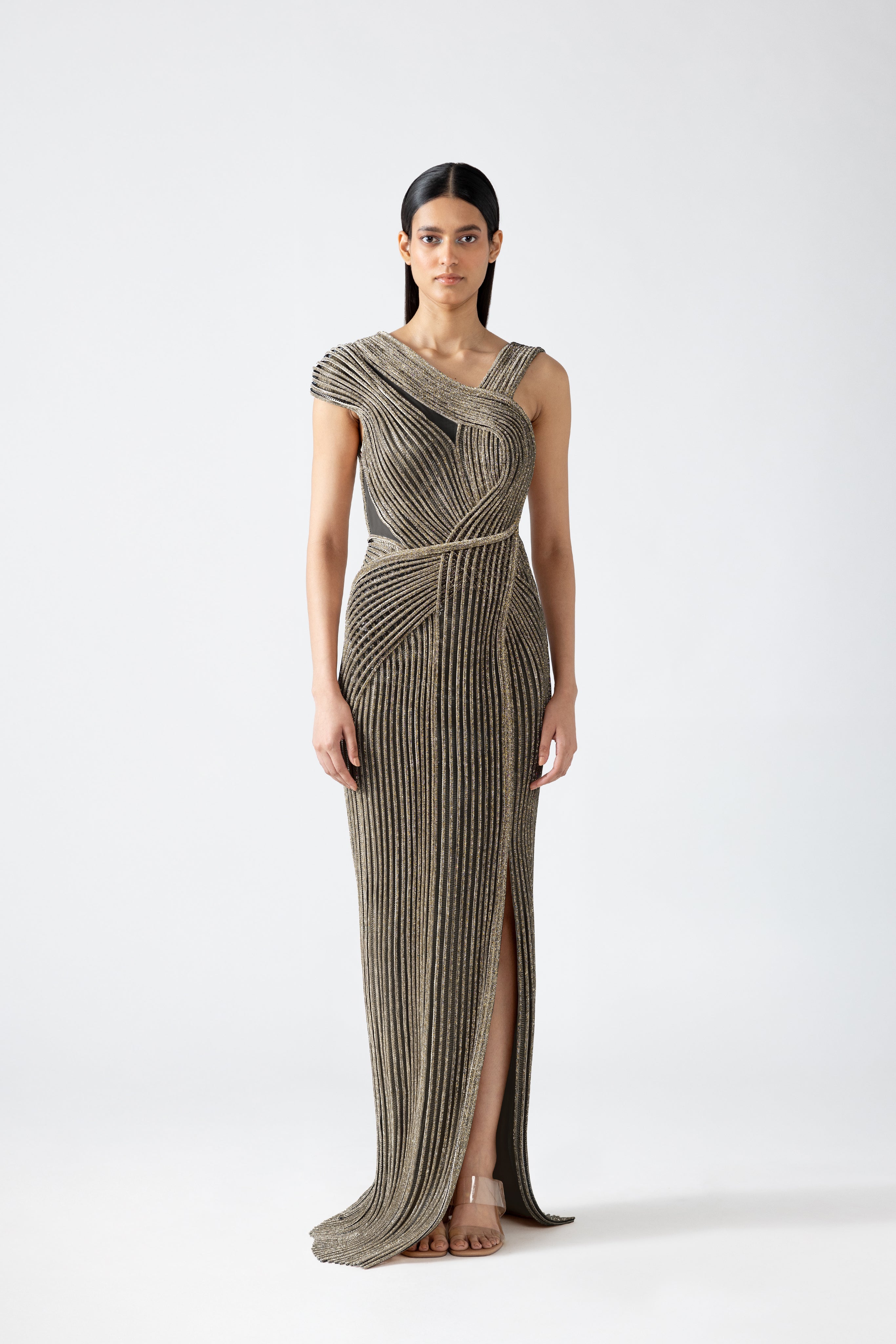 Moulded Crystalvein Gown