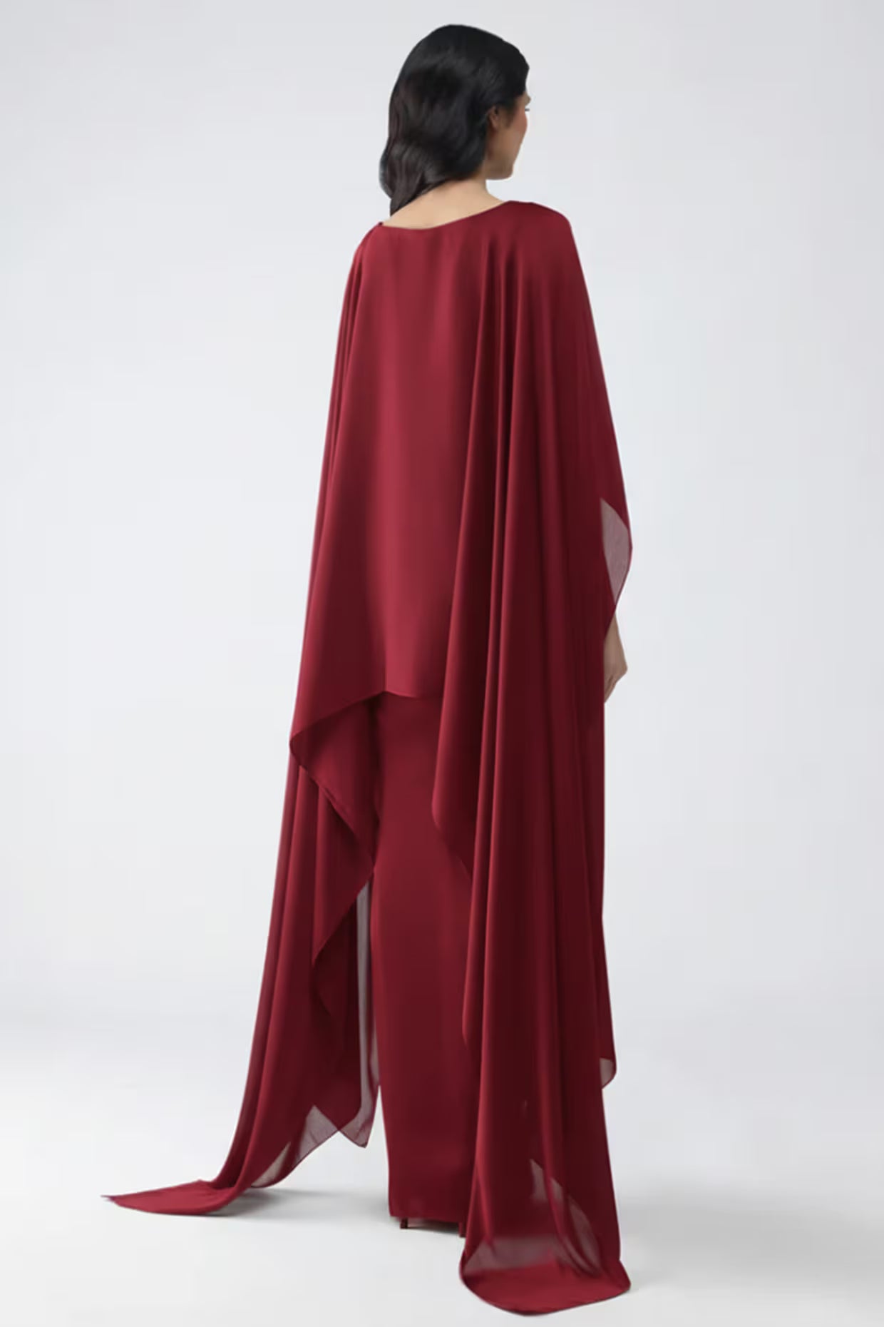 Banarsi Cropped Cape & Skirt