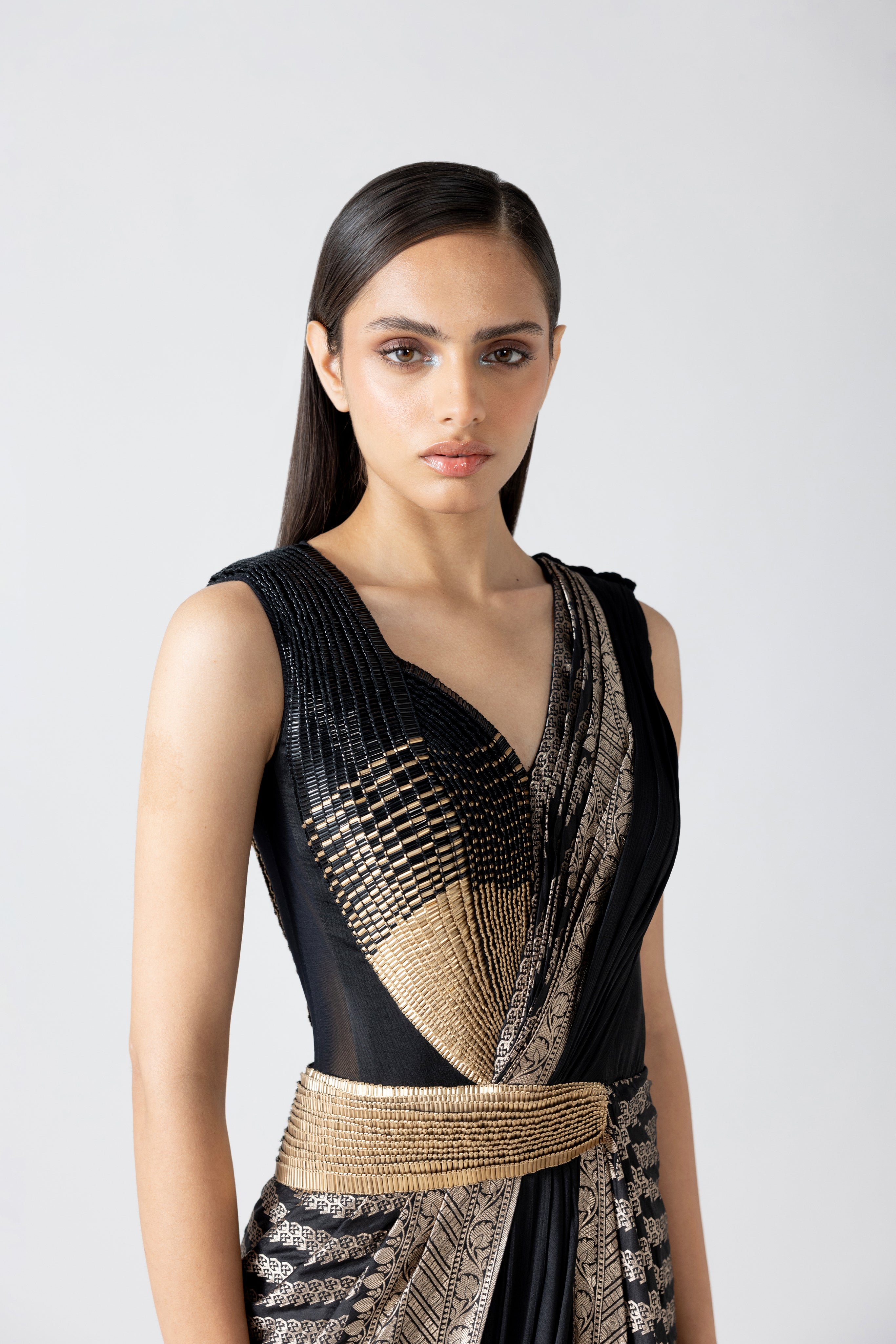 Vintage Banarsi Structured Saree