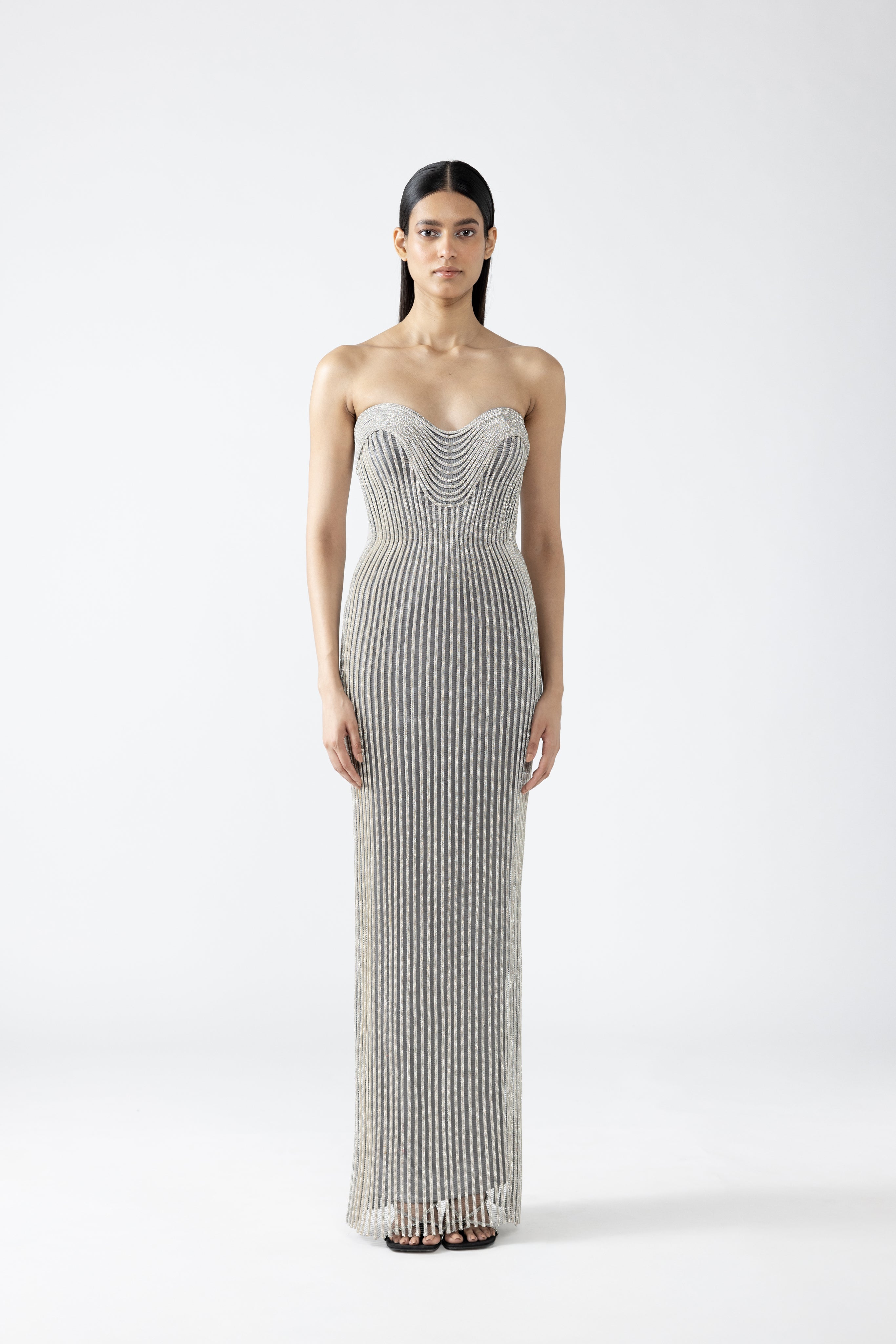 Moulded Crystalvein Gown