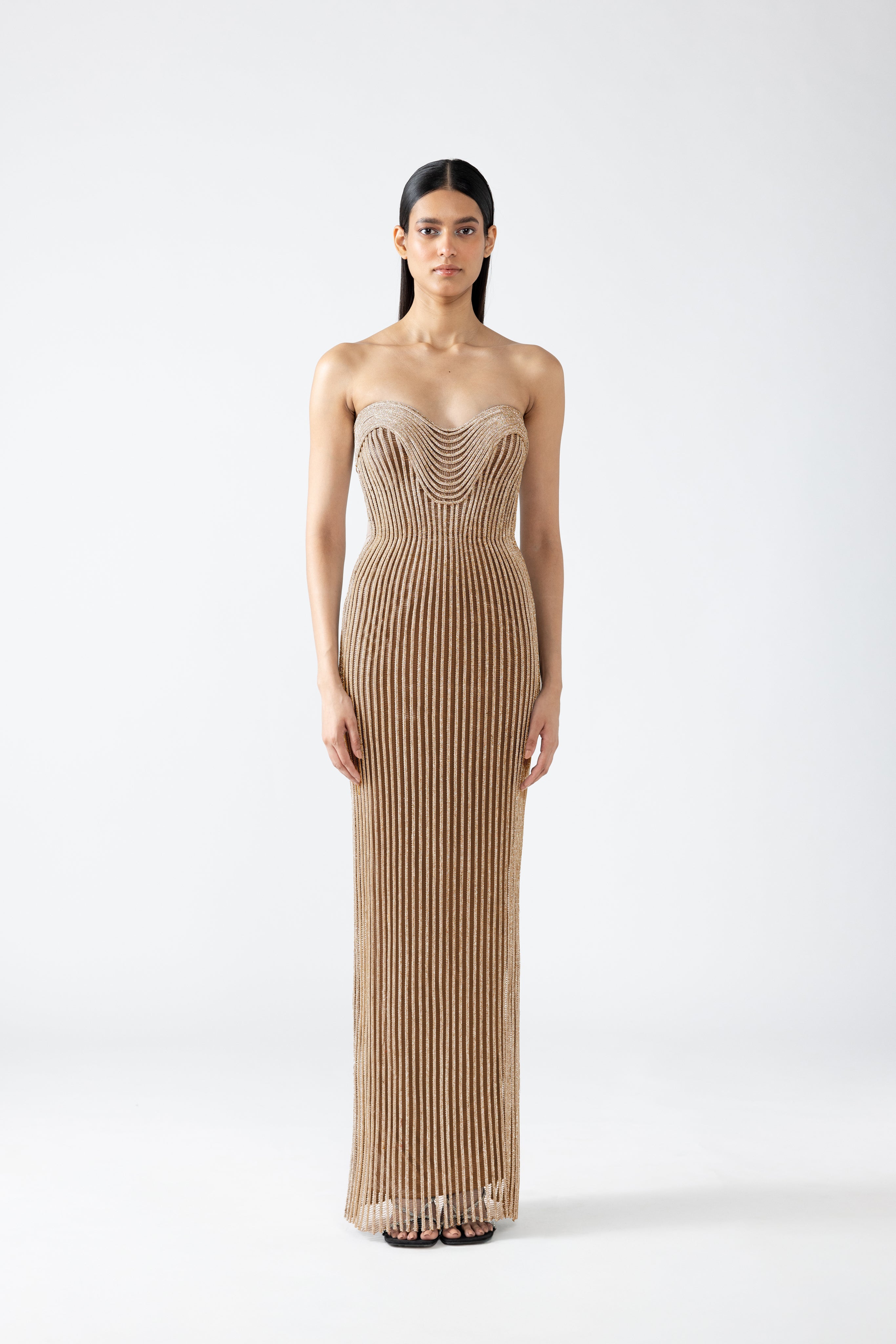 Moulded Crystalvein Gown